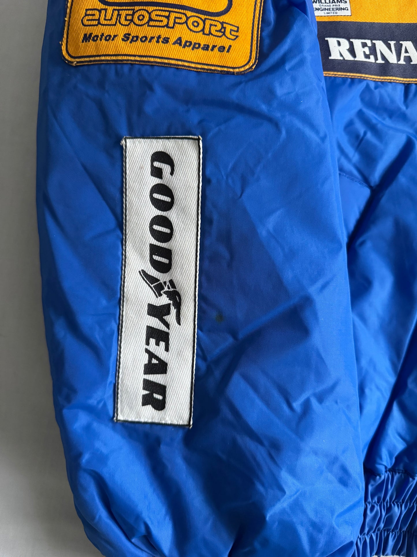 🐪 Geacă vintage Williams Renault Camel F1 Racing – Mărimea L