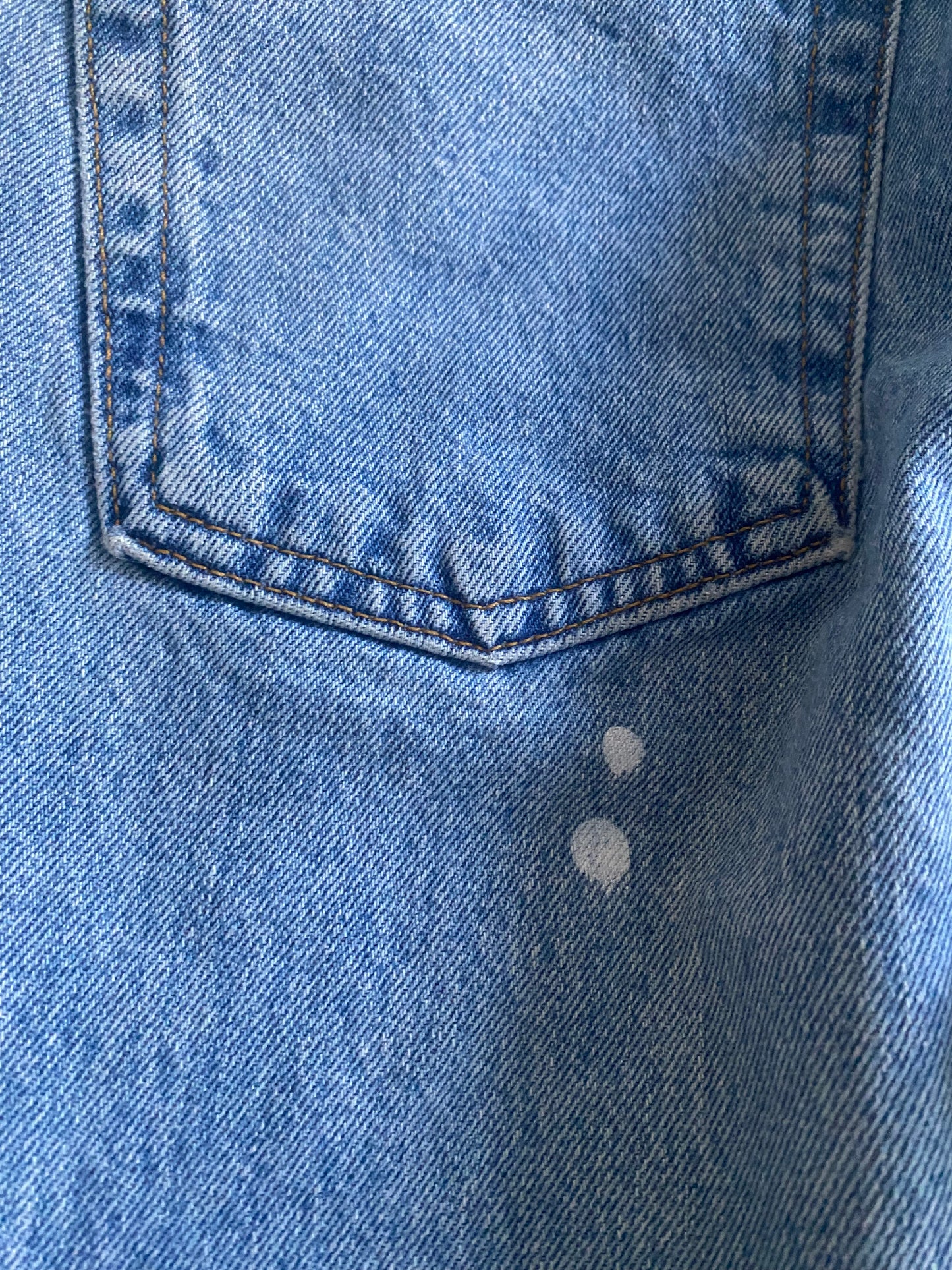 90’s GAP Washed & Paint Splattered Denim Jeans – US 8 Women’s