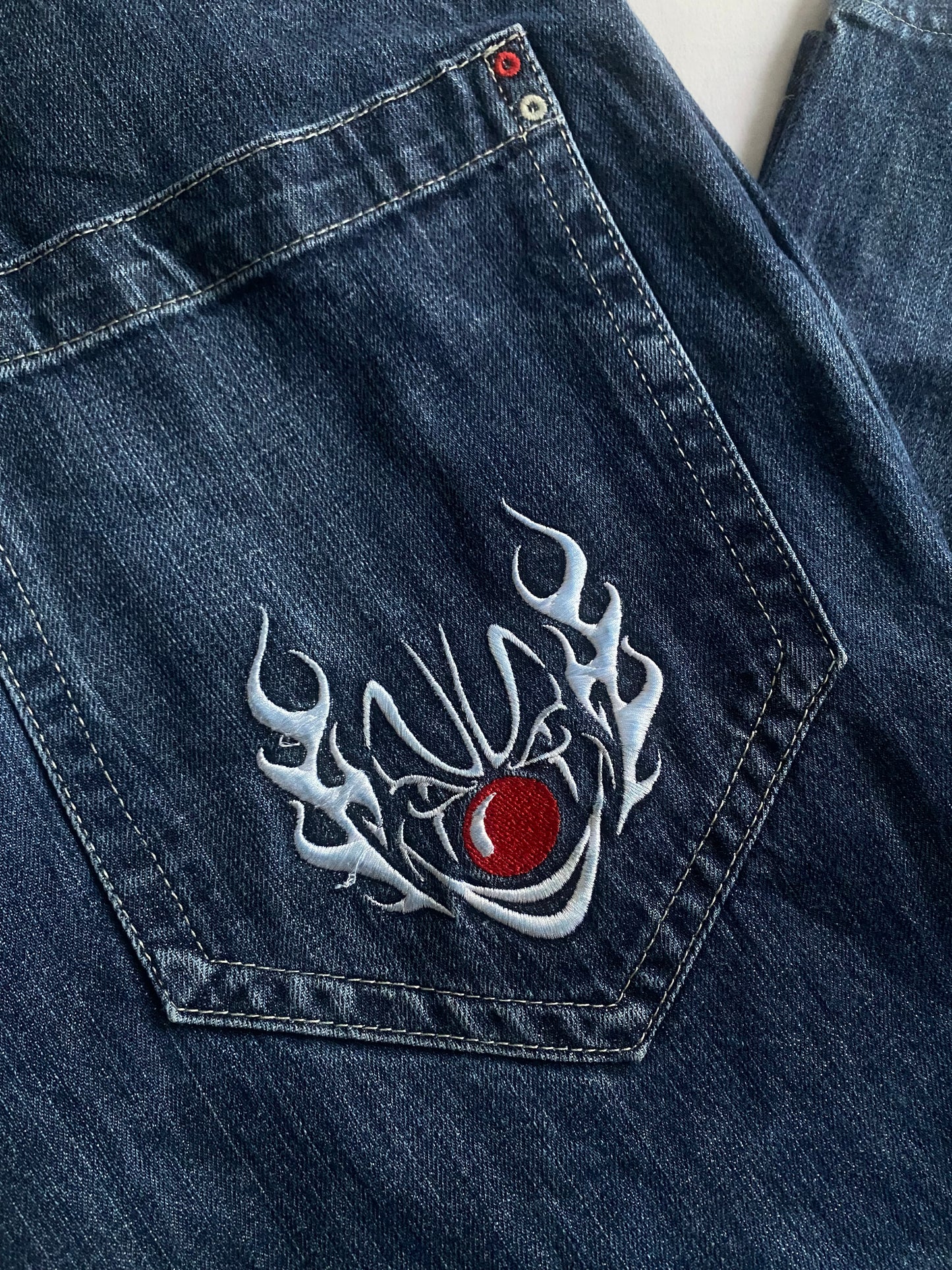 👖 Y2K “JOK Is Not a Joke” by Energie Baggy Jeans