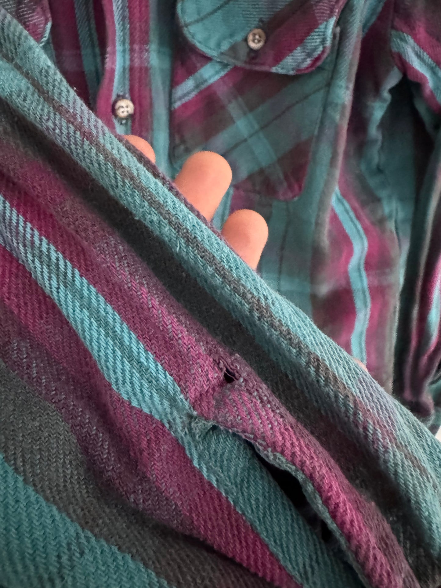 👕 Cămașă Flannel Five Brother anii ’70 – Made in USA – M Bărbați