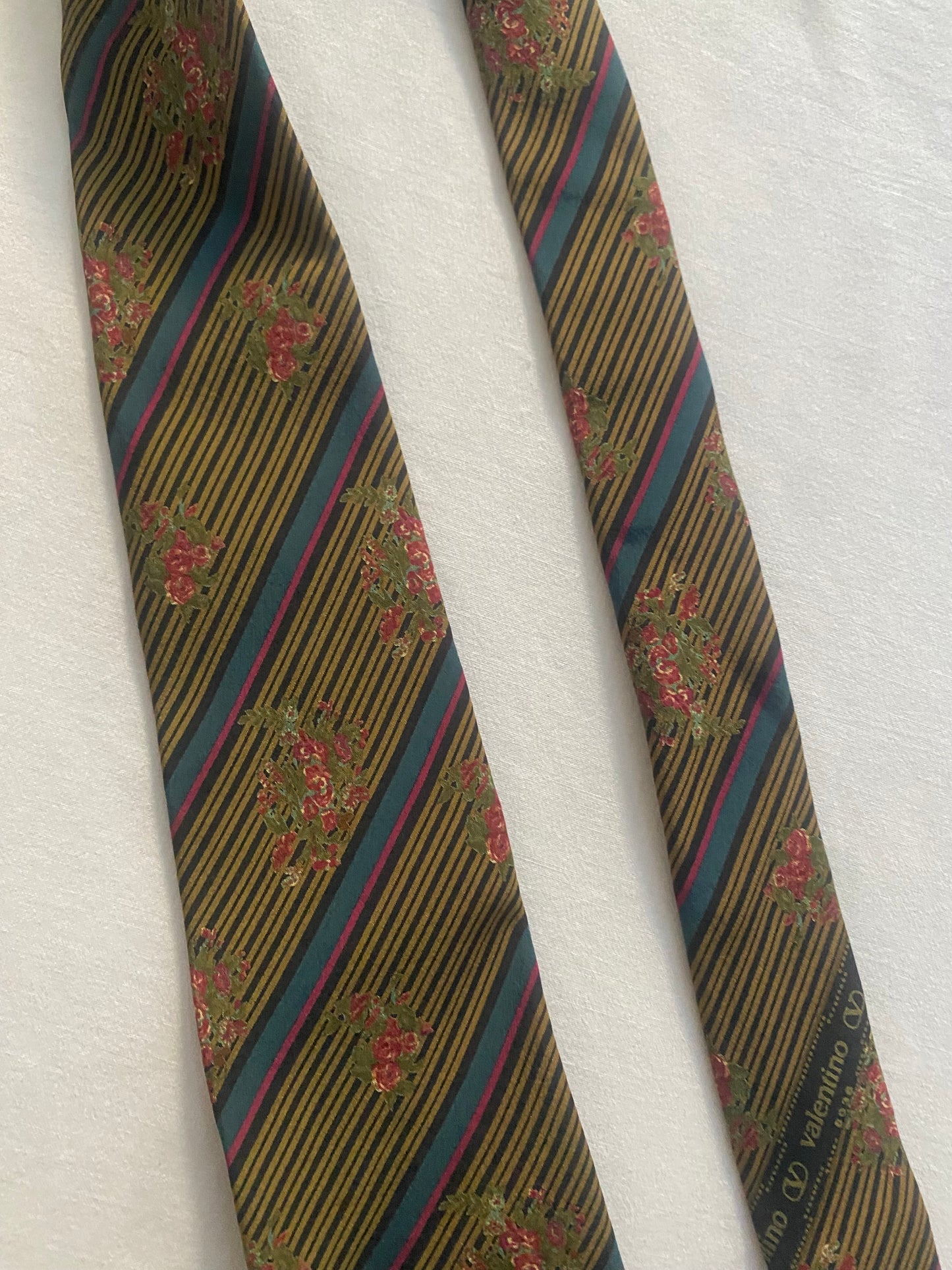 Vintage Valentino Printed Tie