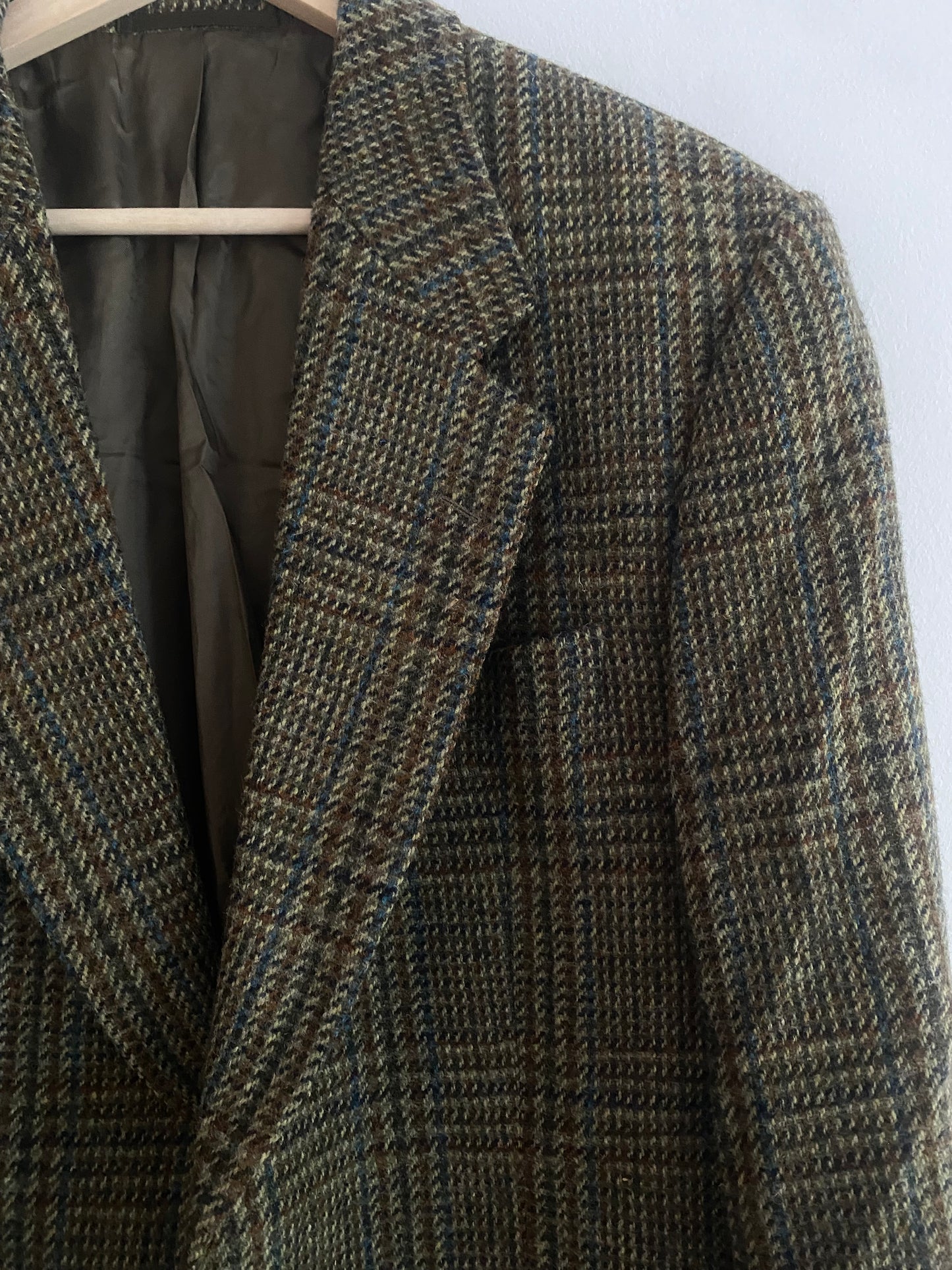 Blazer Vintage Harris Tweed – 100% Lână – Mărime 50
