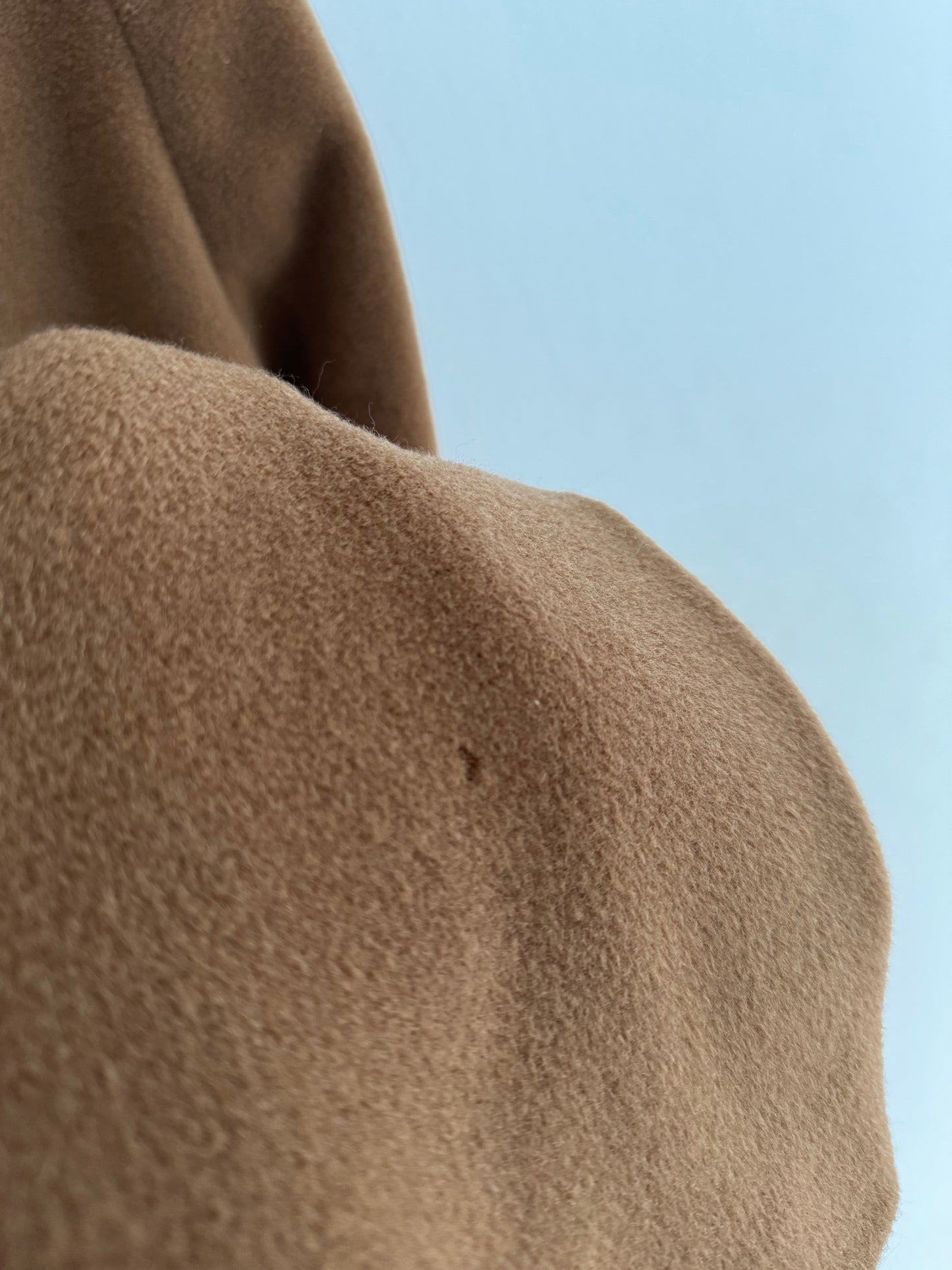 🐫 Palton Vintage Camel din Lână Virgină – EU 39 (M Damă)