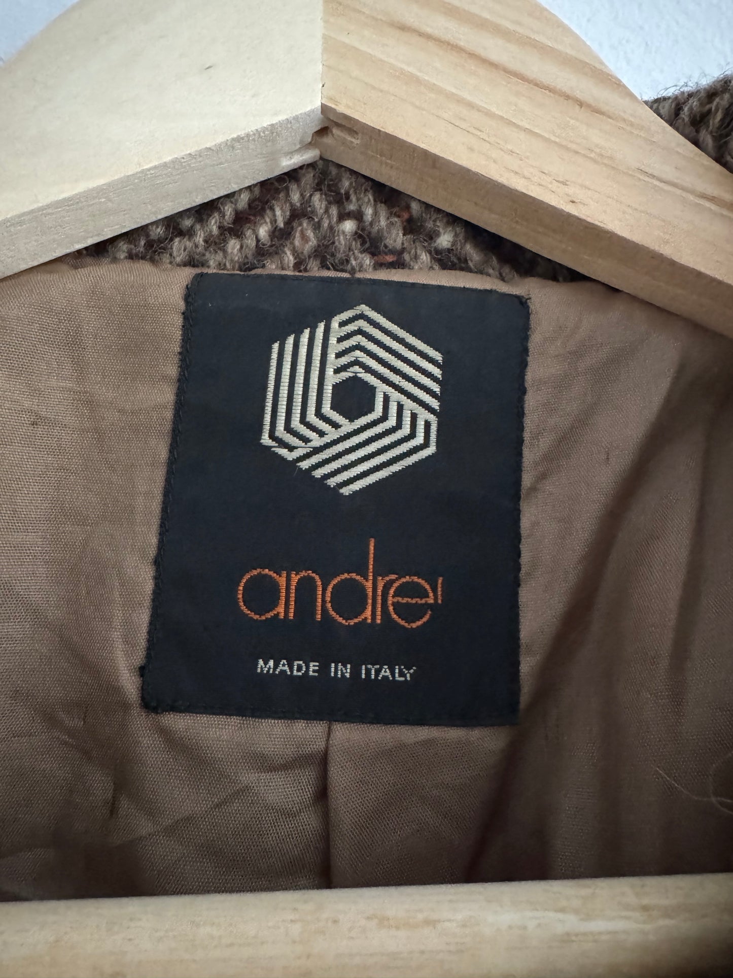 🧥 Palton Vintage Damă din Tweed Irlandez din Lână – IT 42 (S / M Femei)