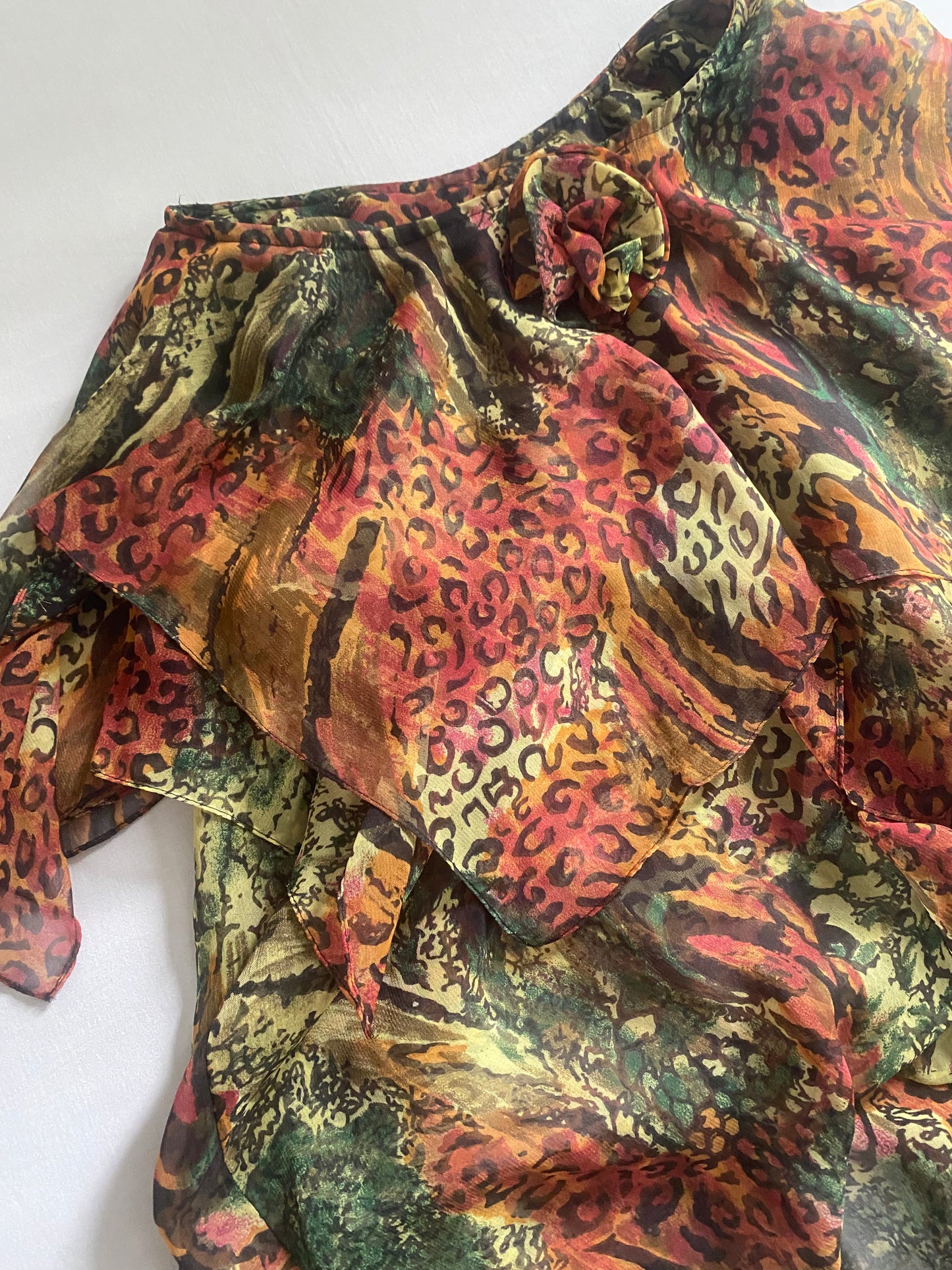 Fustă Mini Animal Print – Y2K – Mărime XS 🐆✨