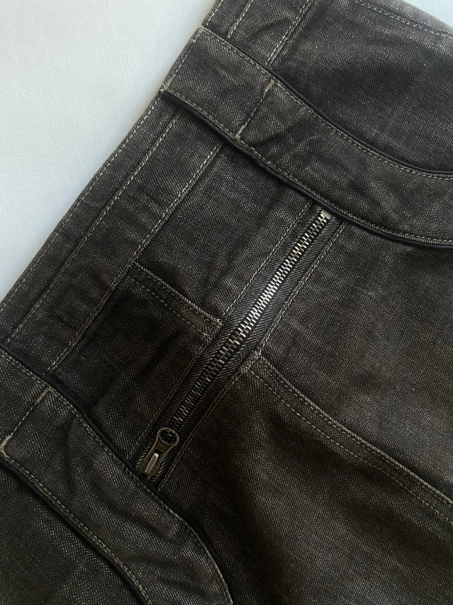 👗 Fustă Denim Maro Washed Stella McCartney x H&M – Mărimea S