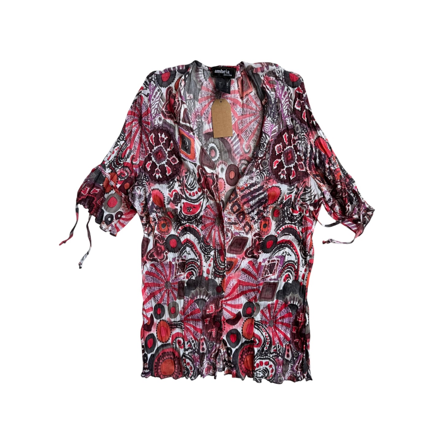 💁‍♀️ Top Mesh Printed Y2K – S Damă (36)