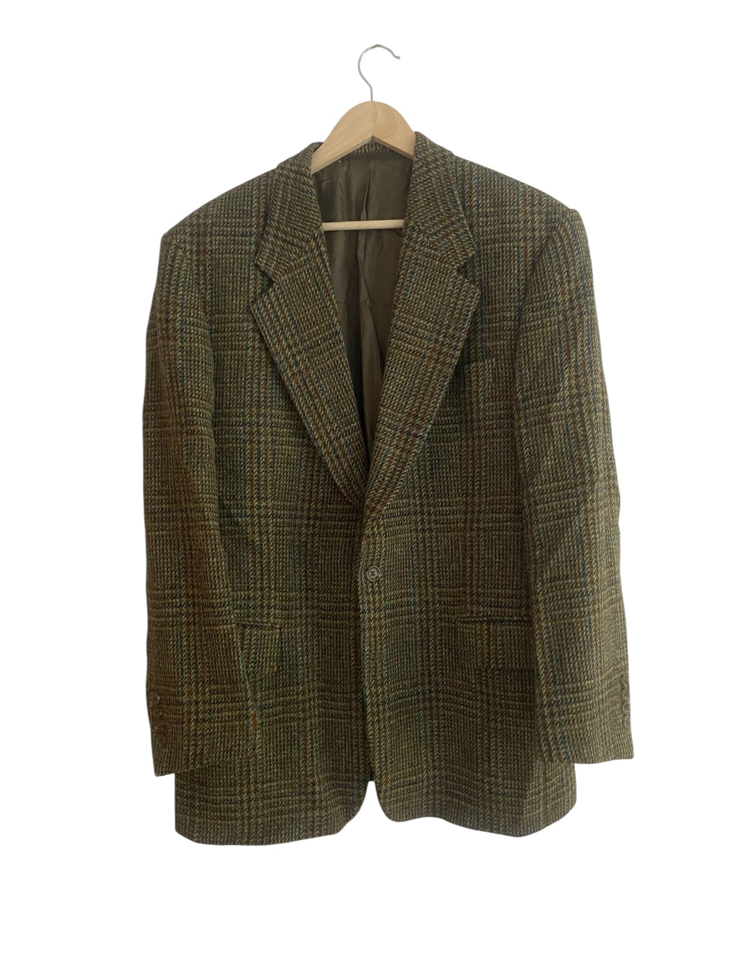 Blazer Vintage Harris Tweed – 100% Lână – Mărime 50