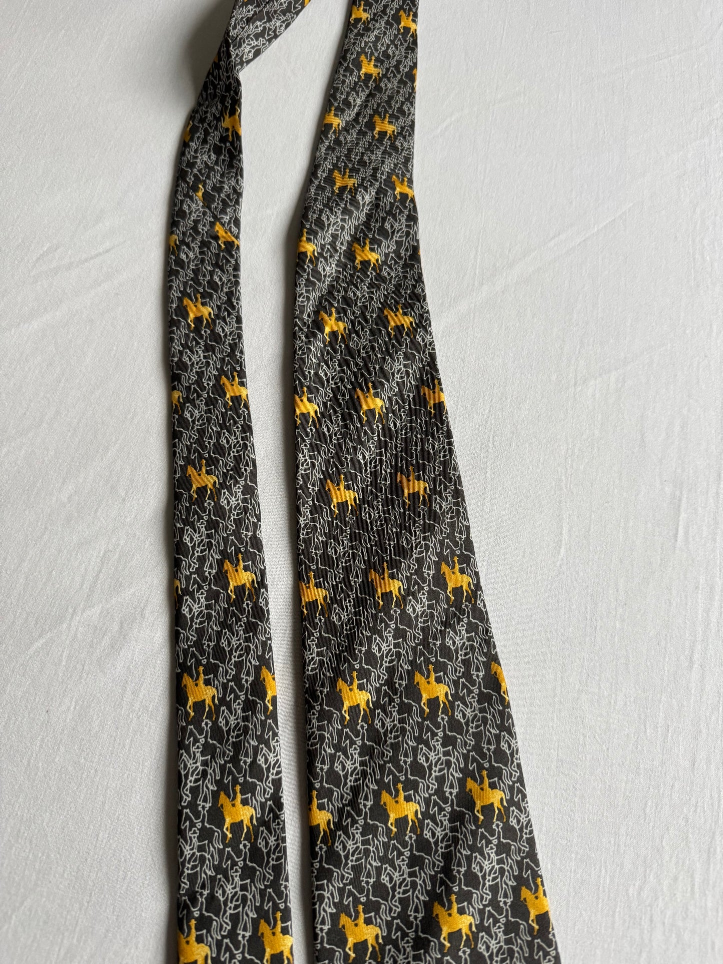 👔 Cravată Vintage Loewe din Mătase – Made in Spain