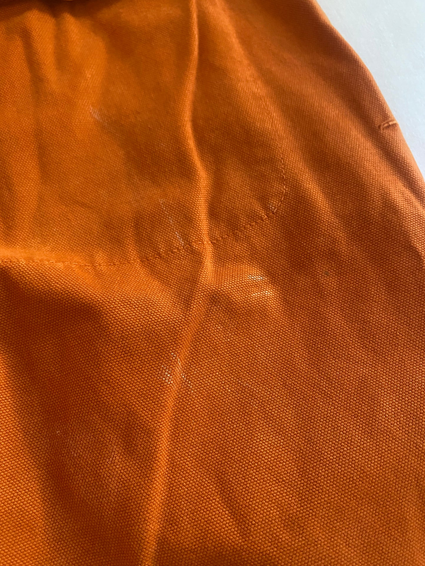 Vintage Murphy Nye Heavy Cotton Canvas Orange Sailing Trousers