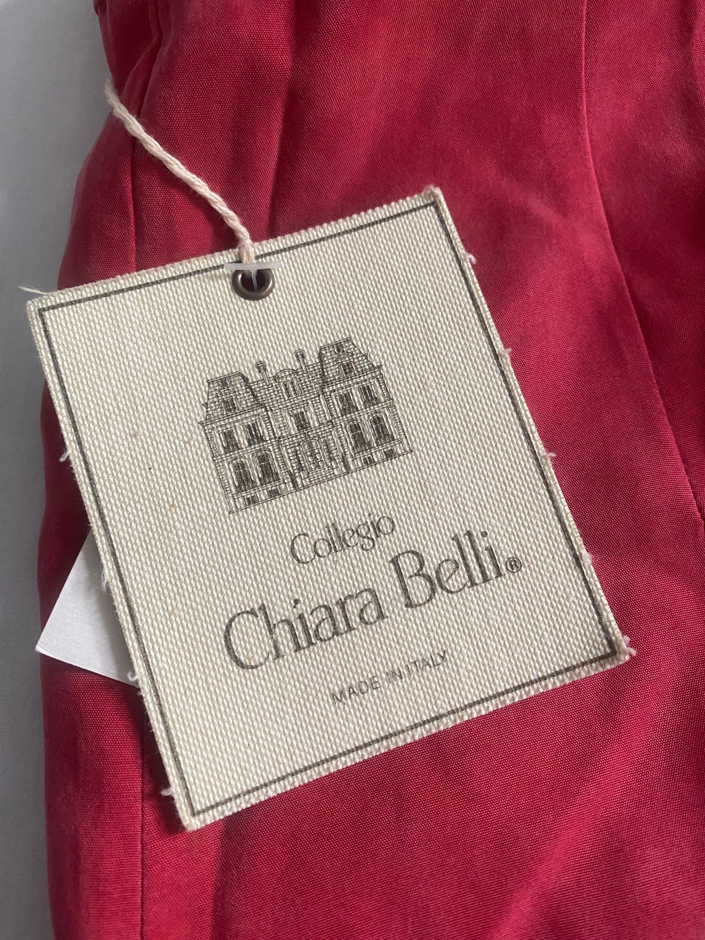 Pantaloni Vintage Roșii din 100% Mătase 🍒 | Made in Italy 🇮🇹 | Noi cu Etichetă 🏷️ | Mărimea IT 44 / EU 40