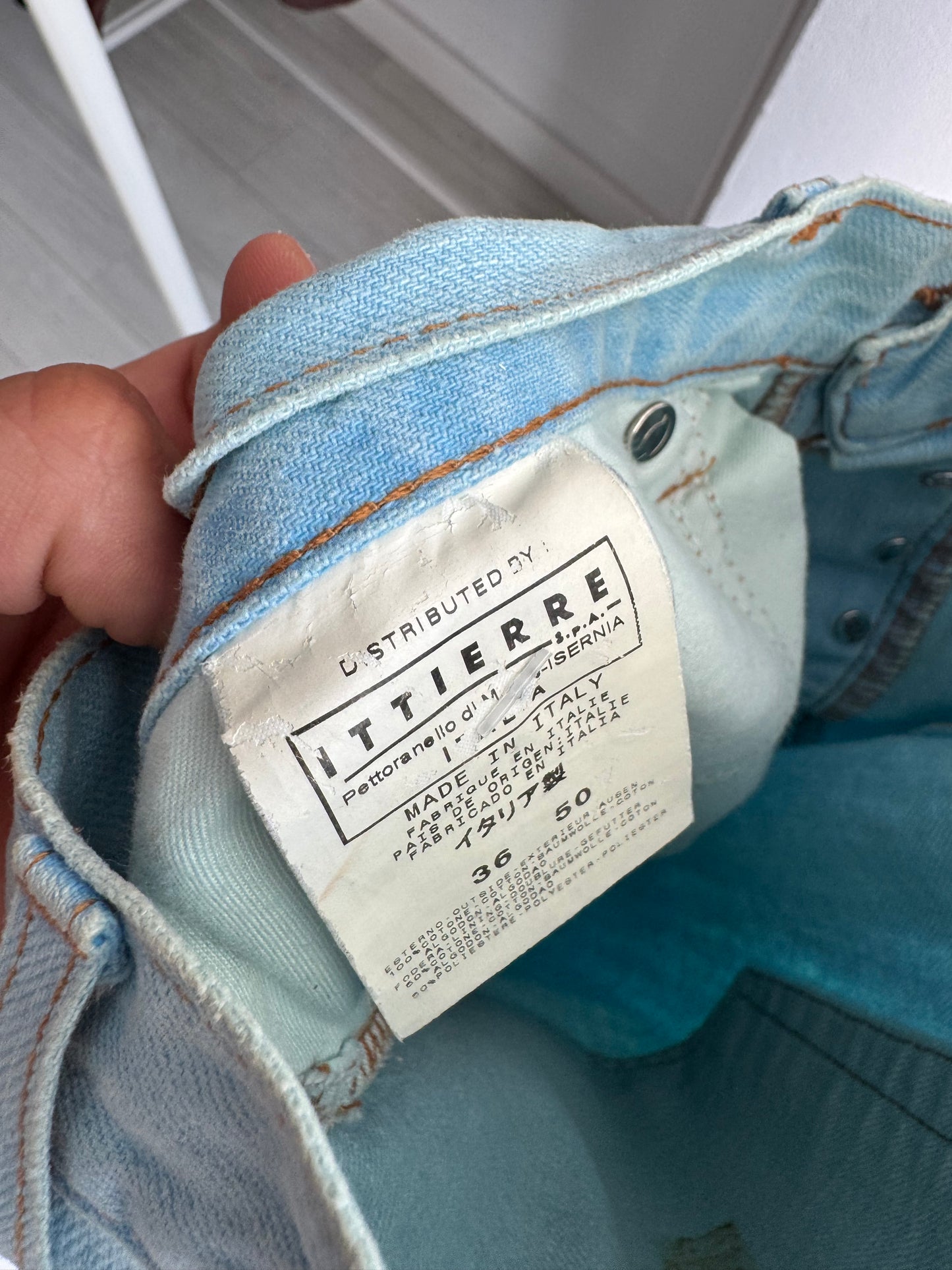 🐅 Jeans Y2K Roberto Cavalli Bootcut Broderie Tigru – EU 50 / US 36 (fit EU 48 / US 33)