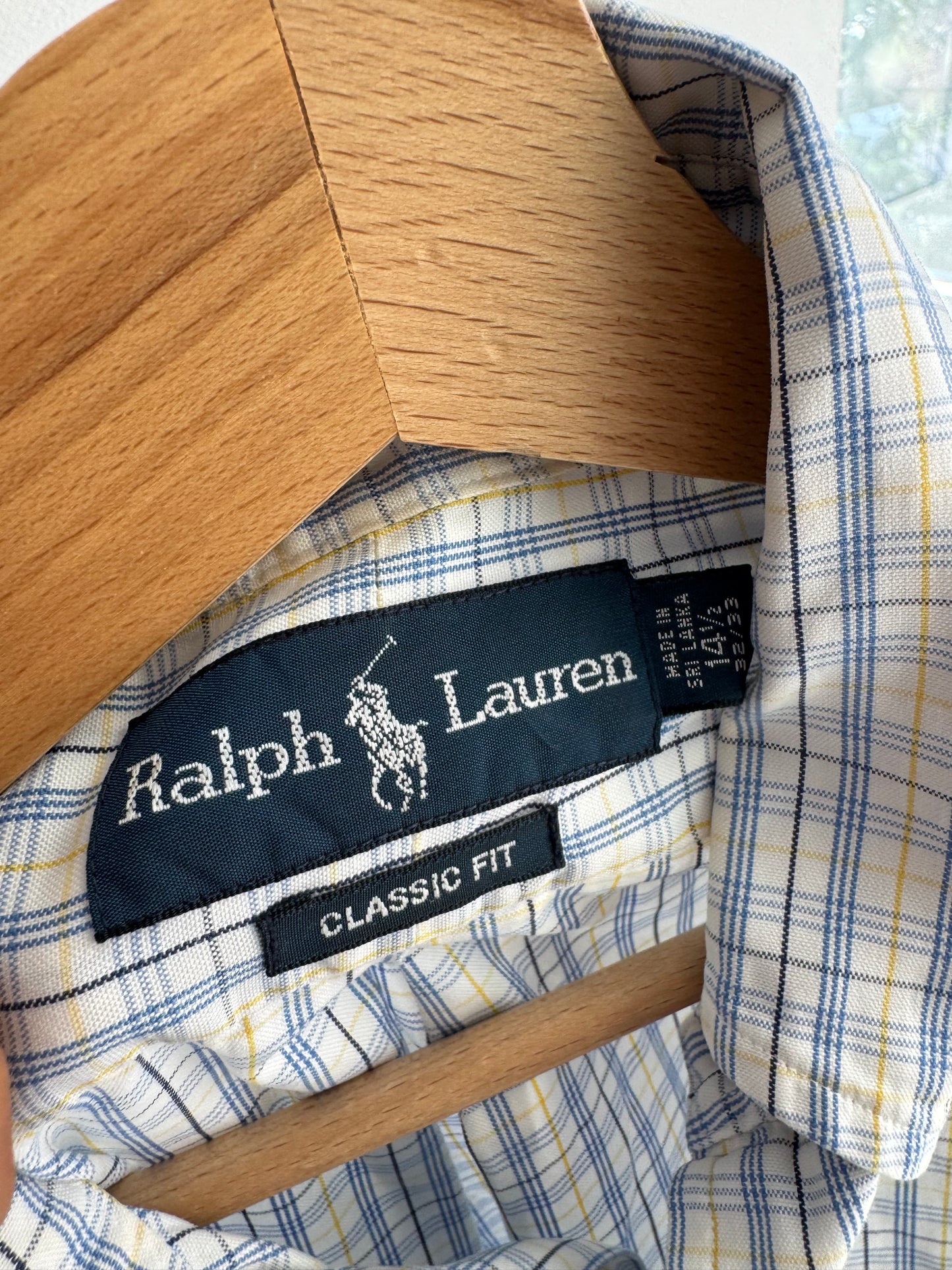 🐴 Cămașă Carouri Polo Ralph Lauren Vintage | Relaxed Fit – S Bărbați