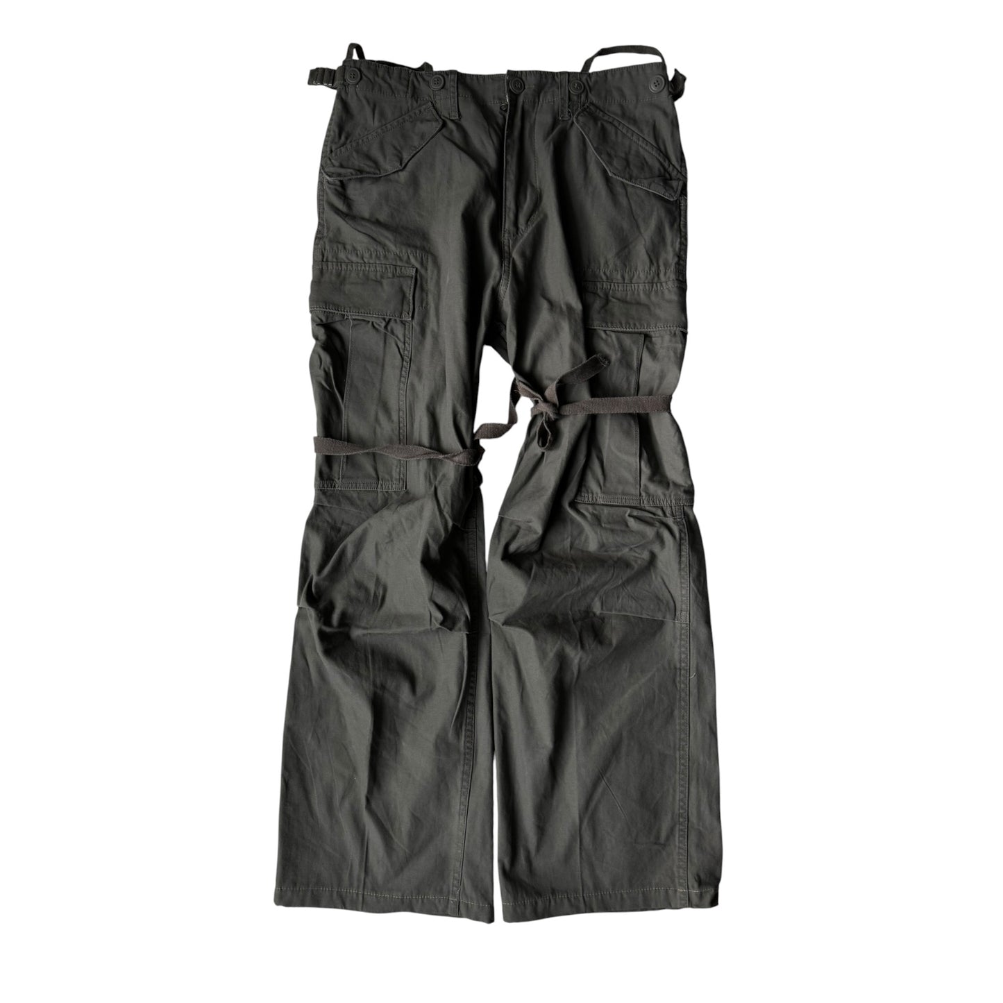🪂 Pantaloni Cargo Baggy Y2K Bondage Style – Approx. W32 – Ajustabili