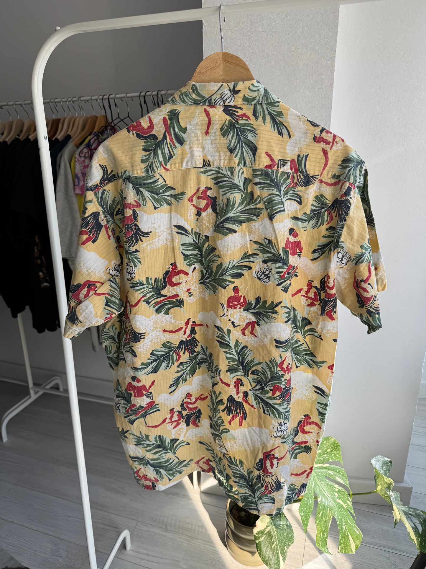 🏝️ Vintage Stüssy Cămașă Hawaiiană – M Bărbați