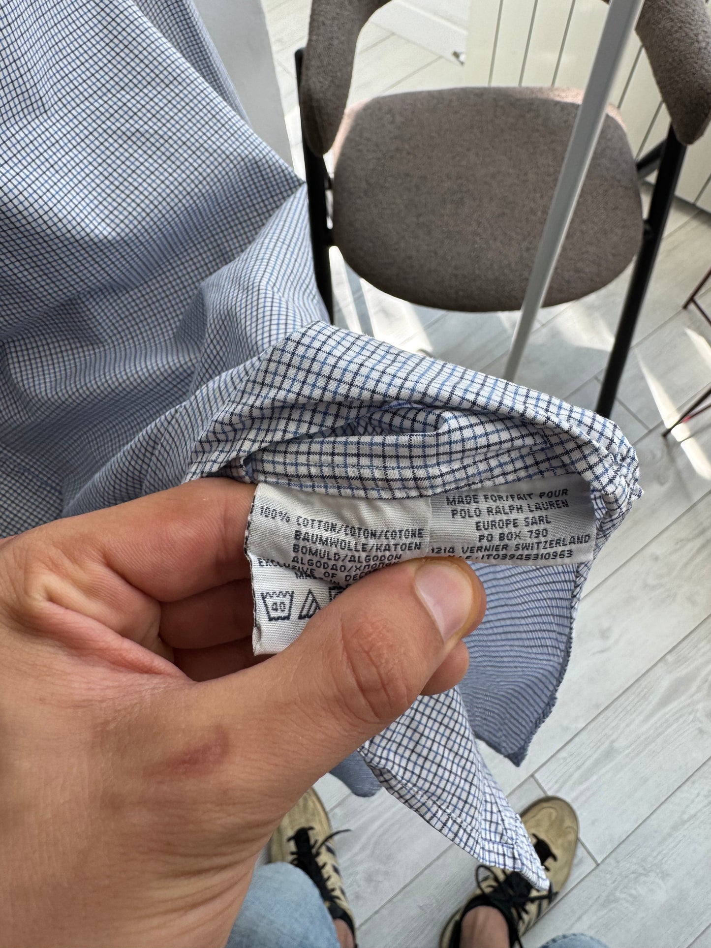 🐴 Cămașă Carouri Polo Ralph Lauren Vintage - Relaxed Fit – M Bărbați