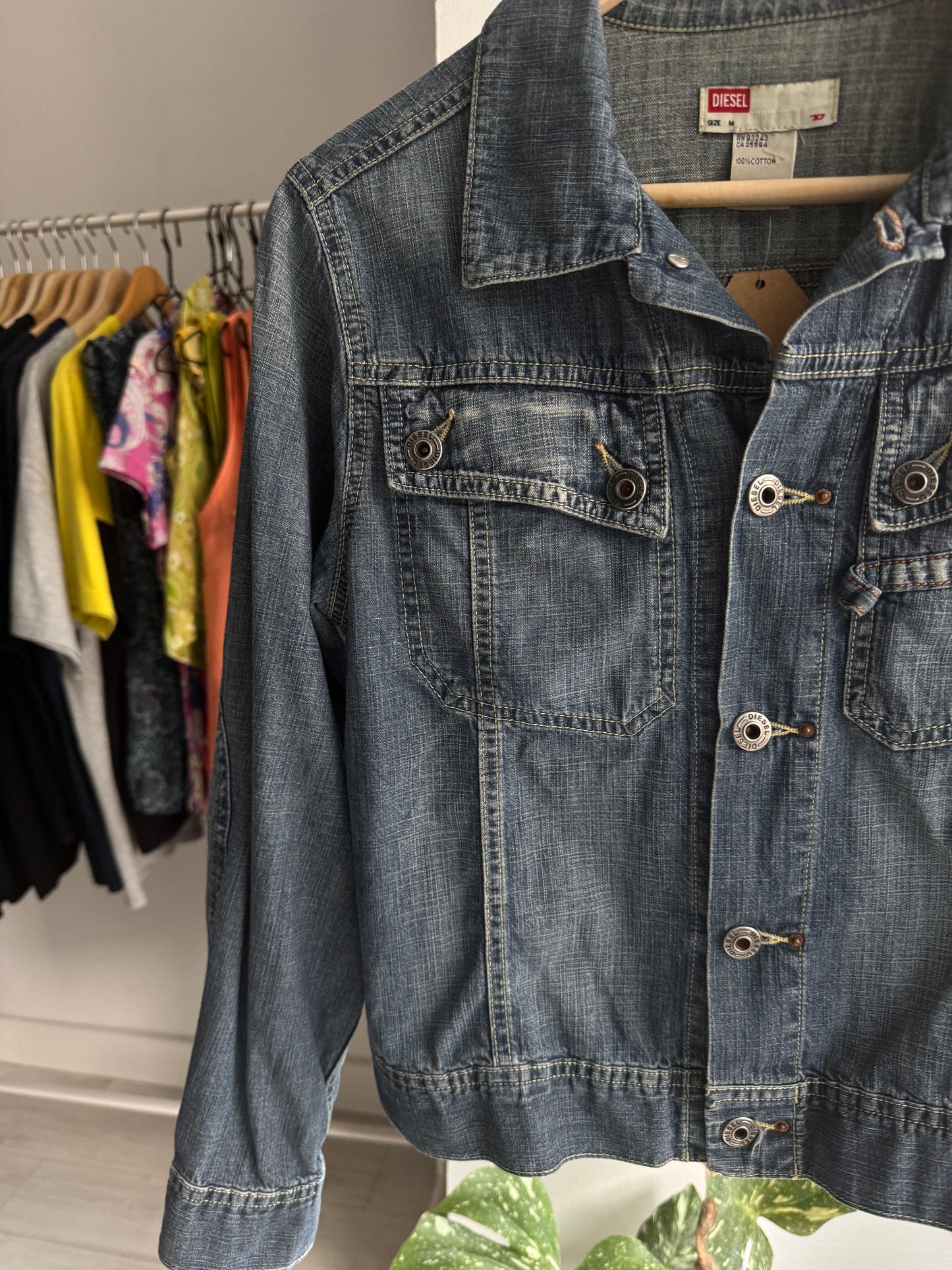 ⛽️ Jachetă Denim Diesel Y2K Vintage – M Damă