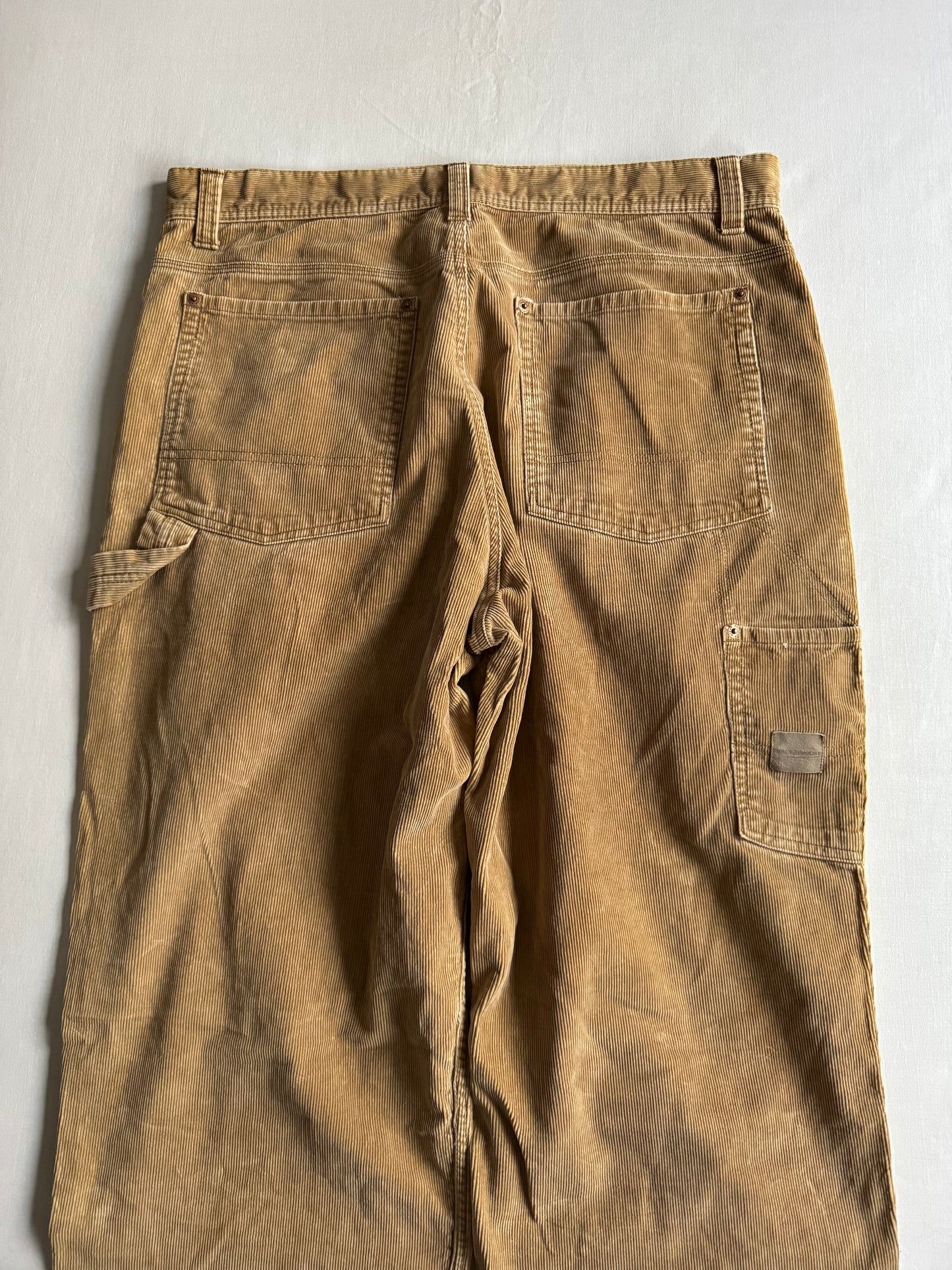 🔨 Y2K Urban Pipeline Pantaloni Baggy / Corduroy Brown (W36 x L32)
