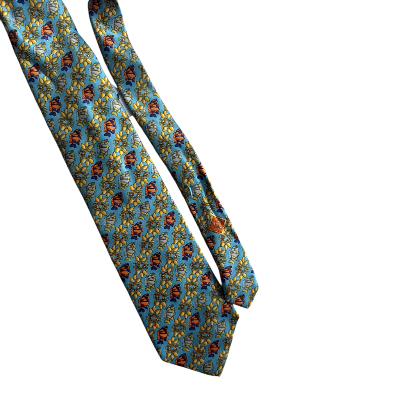 👔 Cravată Vintage MCM din Mătase – Made in Italy