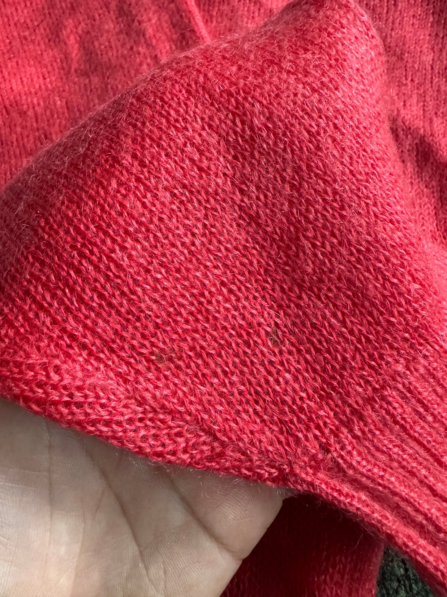 🧺 Pulover Vintage Damă Graphic din Super Kid Mohair – L (IT 46)