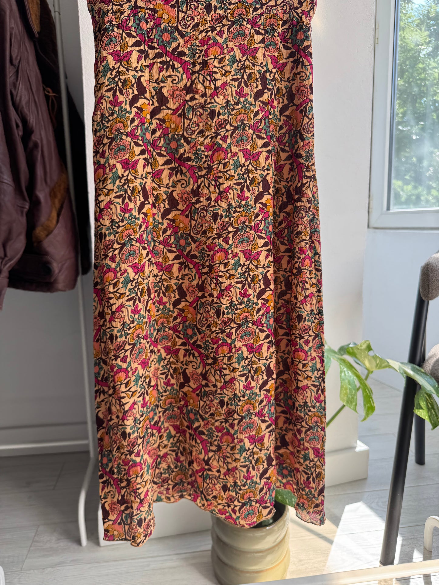 ☀️ Rochie Y2K Floral Printed Summer – IT 40 (S Damă)