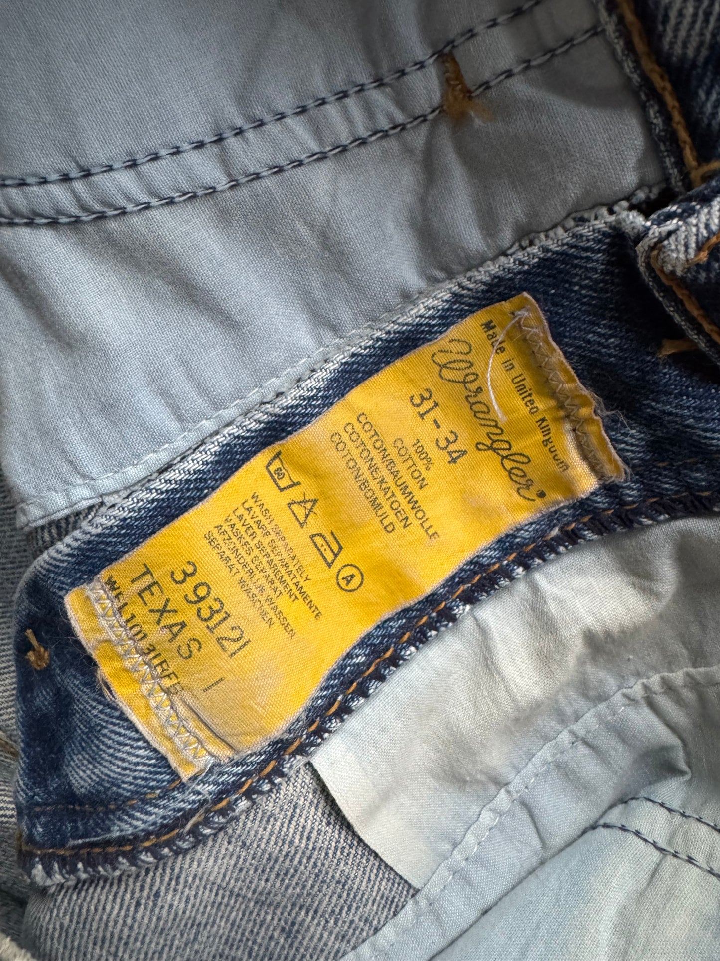 👖 90’s Deadstock Wrangler Texas Jeans – W31 x L34 – Noi cu etichetă