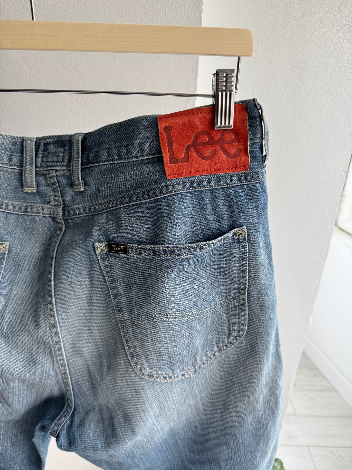 👖 Pantaloni Scurți Vintage Lee Baggy Jorts – W34 Bărbați
