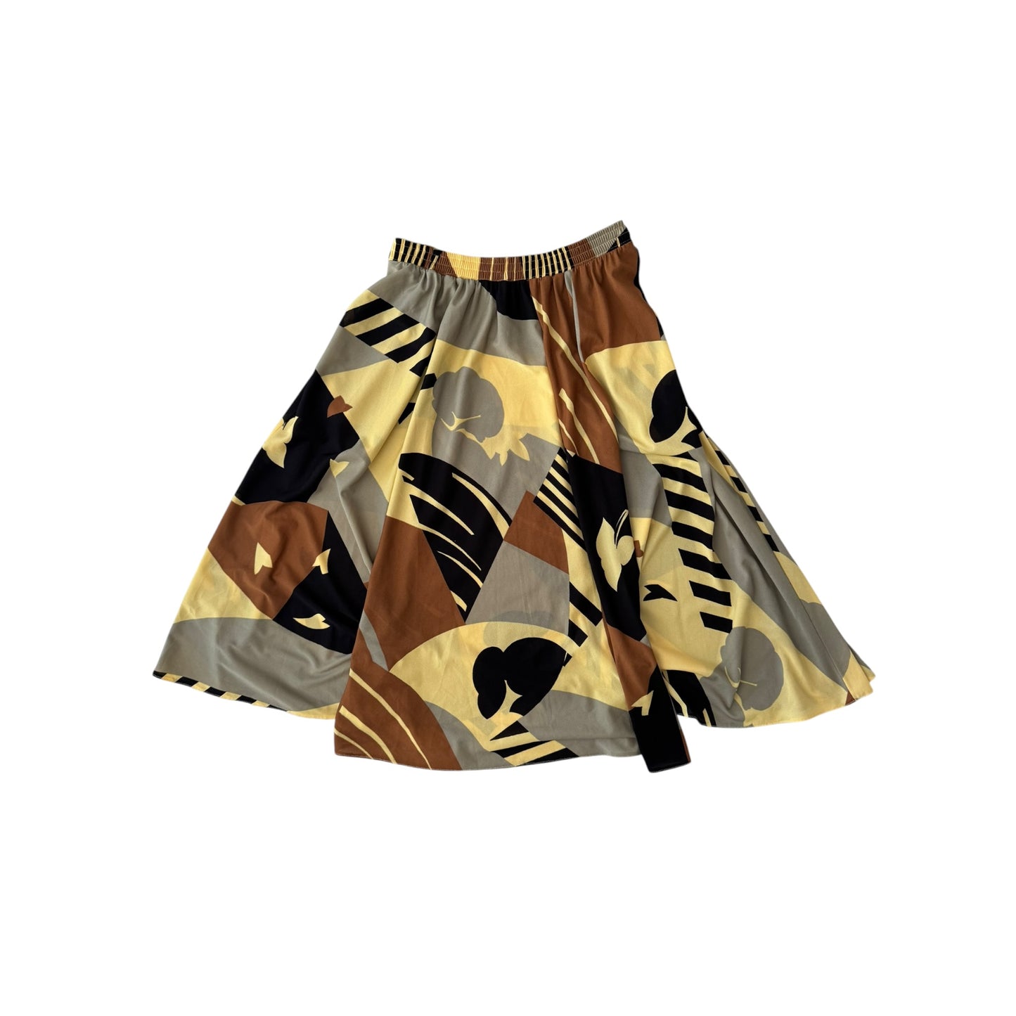 ☀️ Fustă Vintage cu Print – EU 38 Damă (S/M)