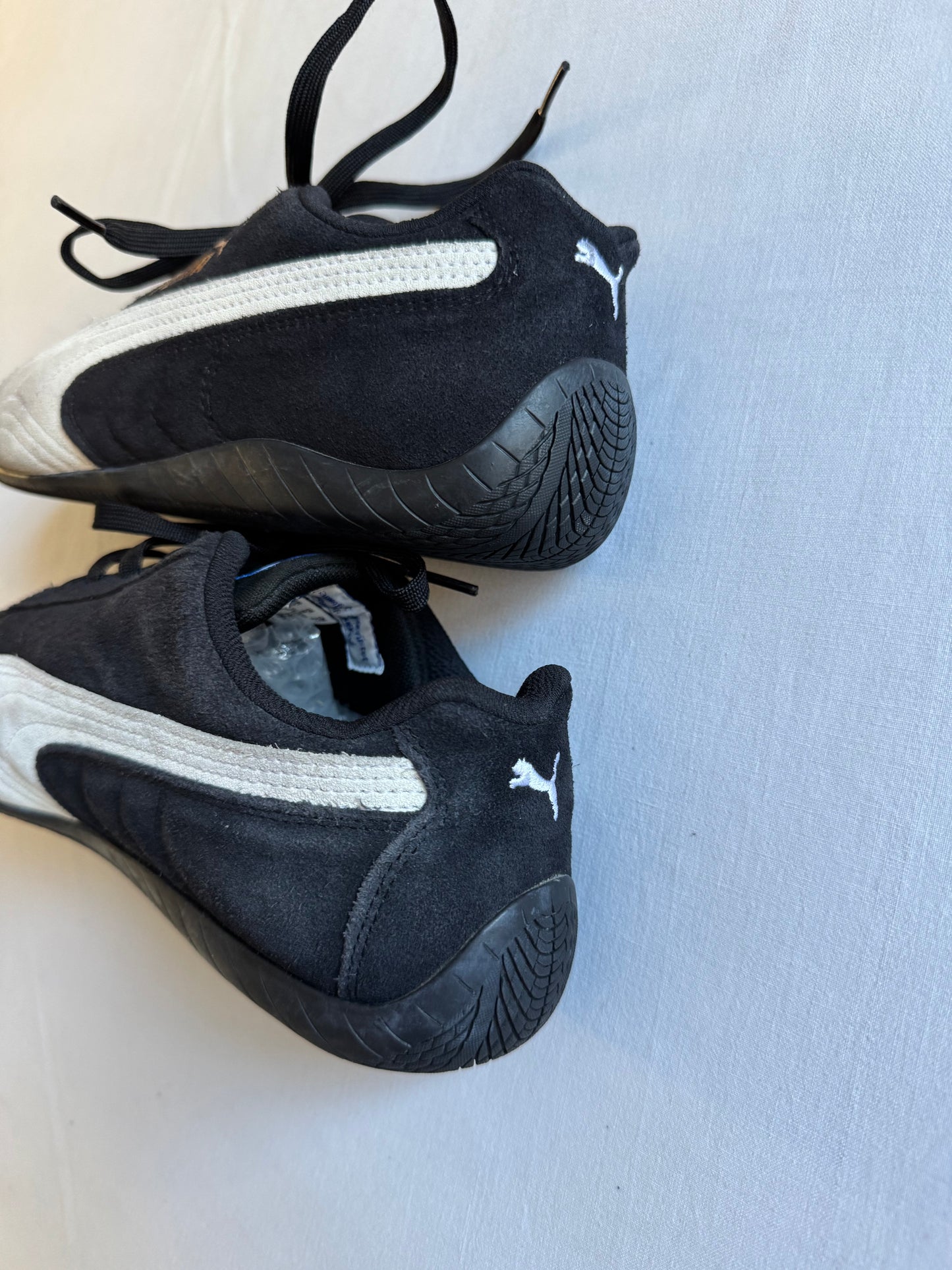 Sneakers vintage Puma x Sparco Speedcat din piele întoarsă neagră – mărimea 42