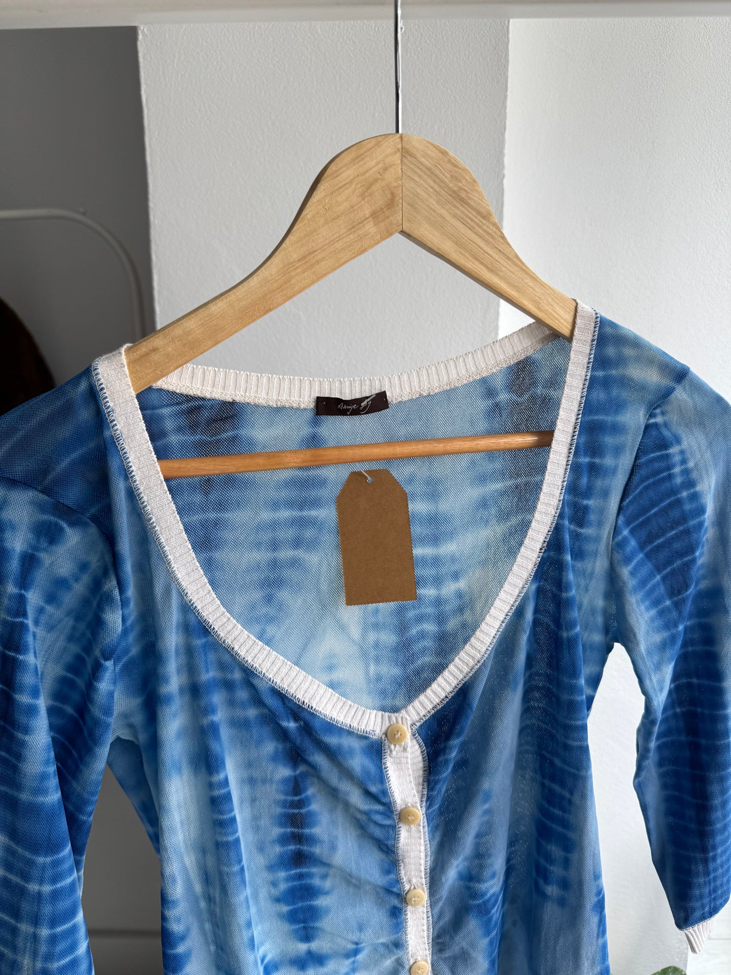 ☀️ Top Y2K Mesh – XS/S Damă – Made in Italy
