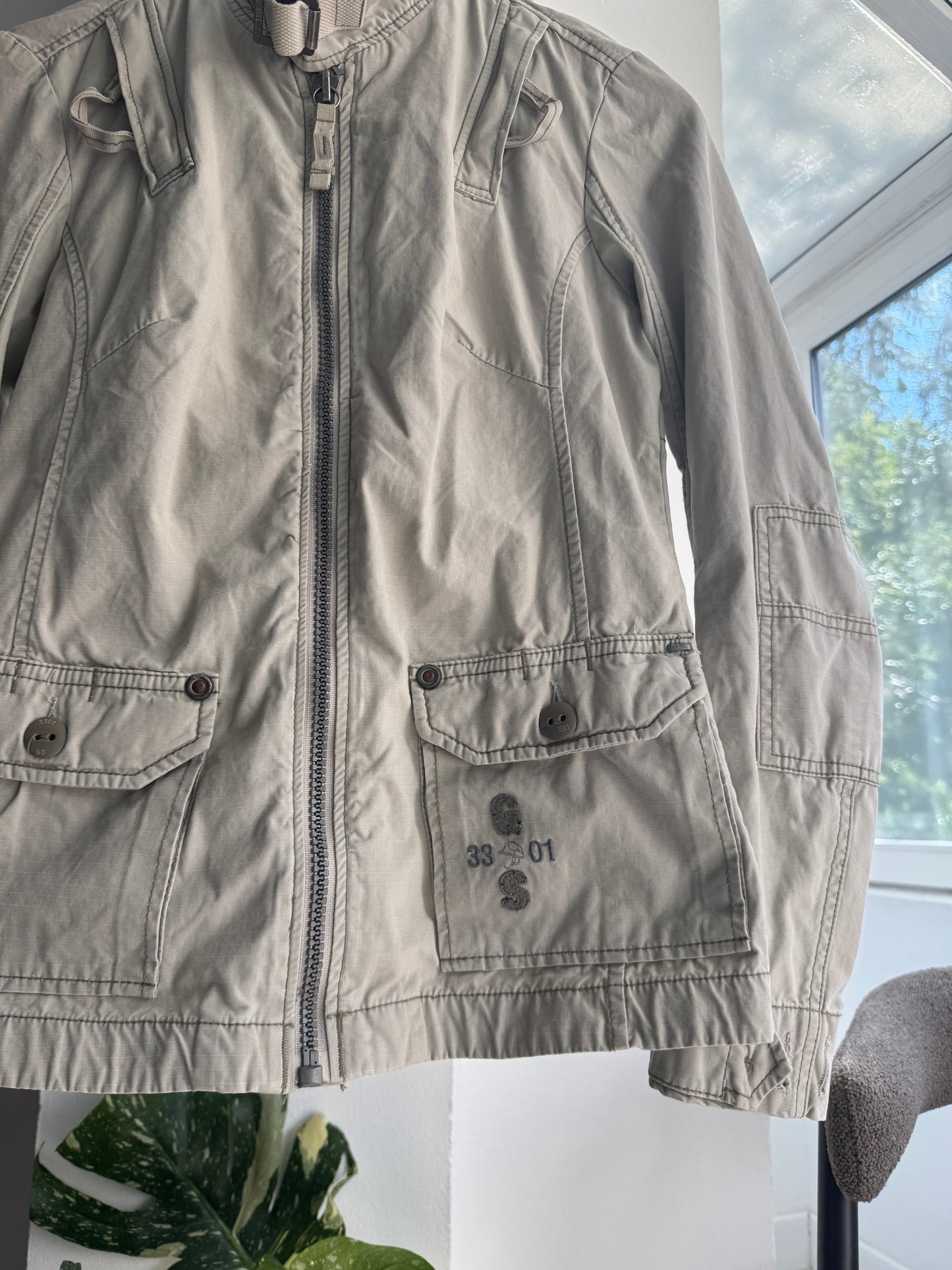 🪖 Jachetă Utility Y2K G-Star Raw Vintage – S Damă