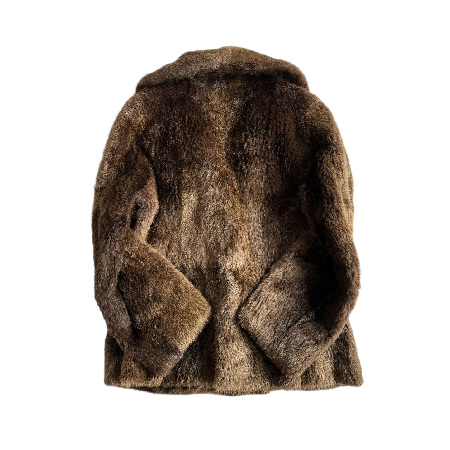 🧥 Jachetă Y2K din Blană Naturală – Damă (M/L aprox.)