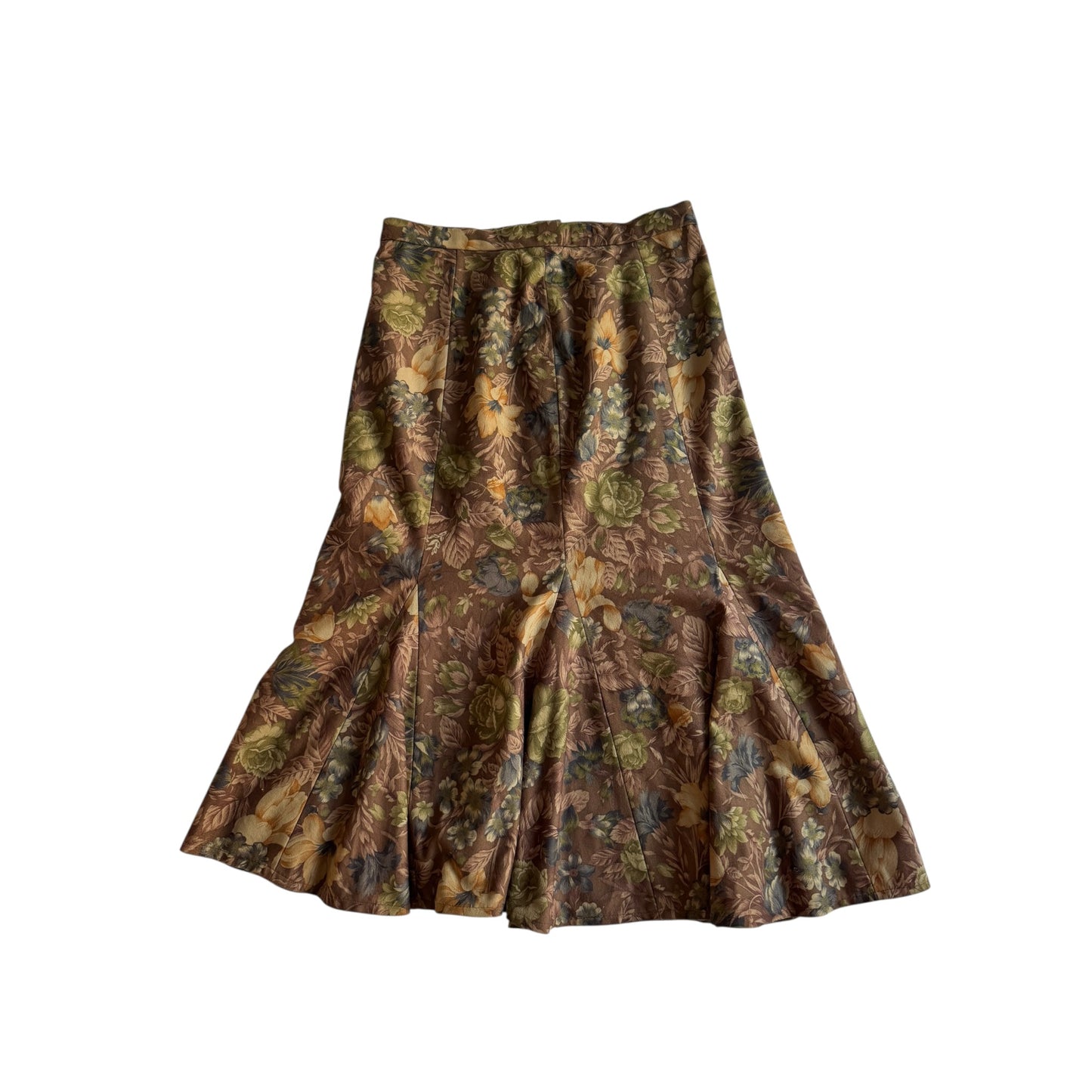 💐 Fustă Vintage cu Imprimeu Floral – aprox. M