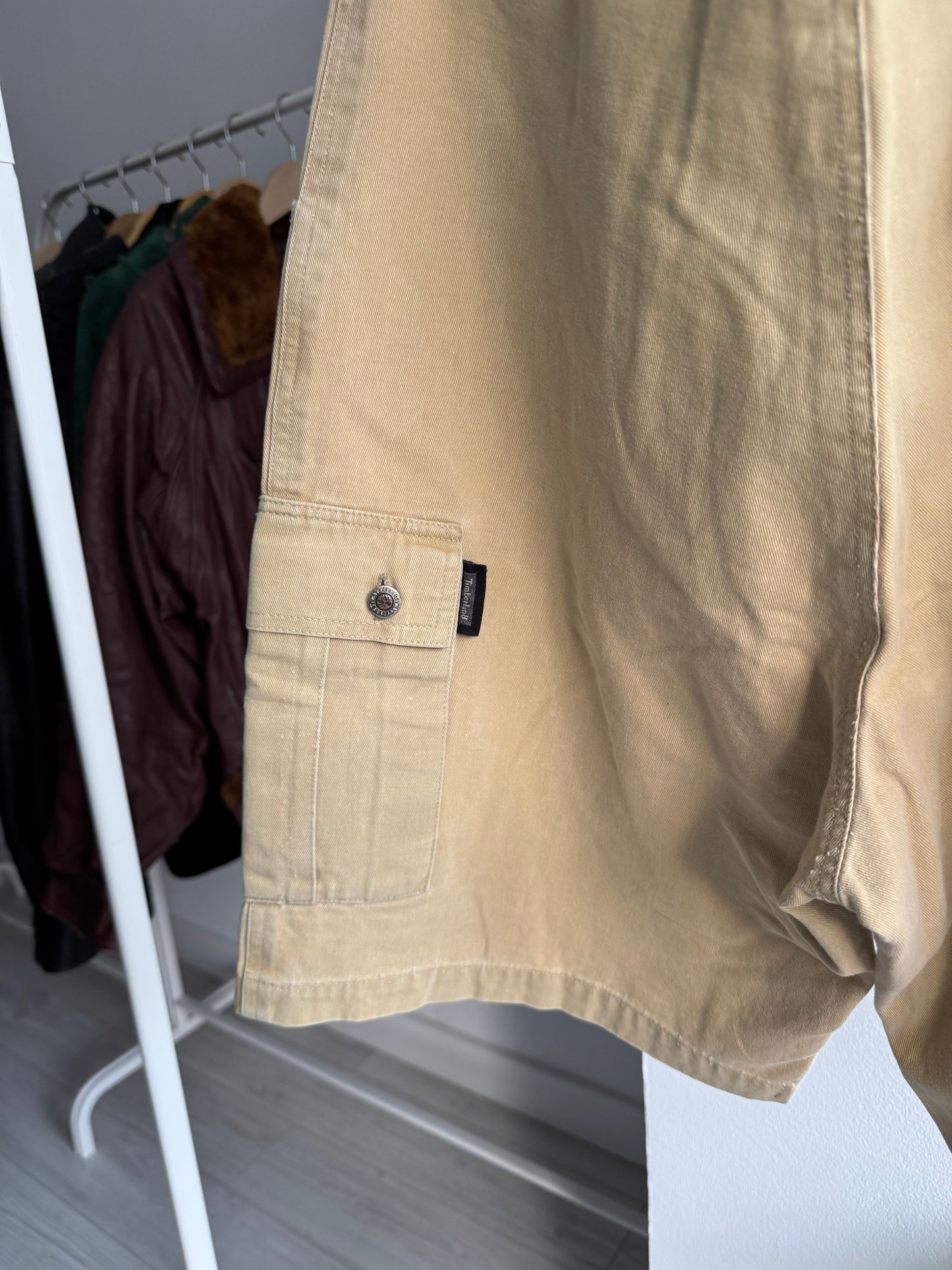 ☀️ Pantaloni Scurți Cargo Vintage Timberland – Aprox. W32