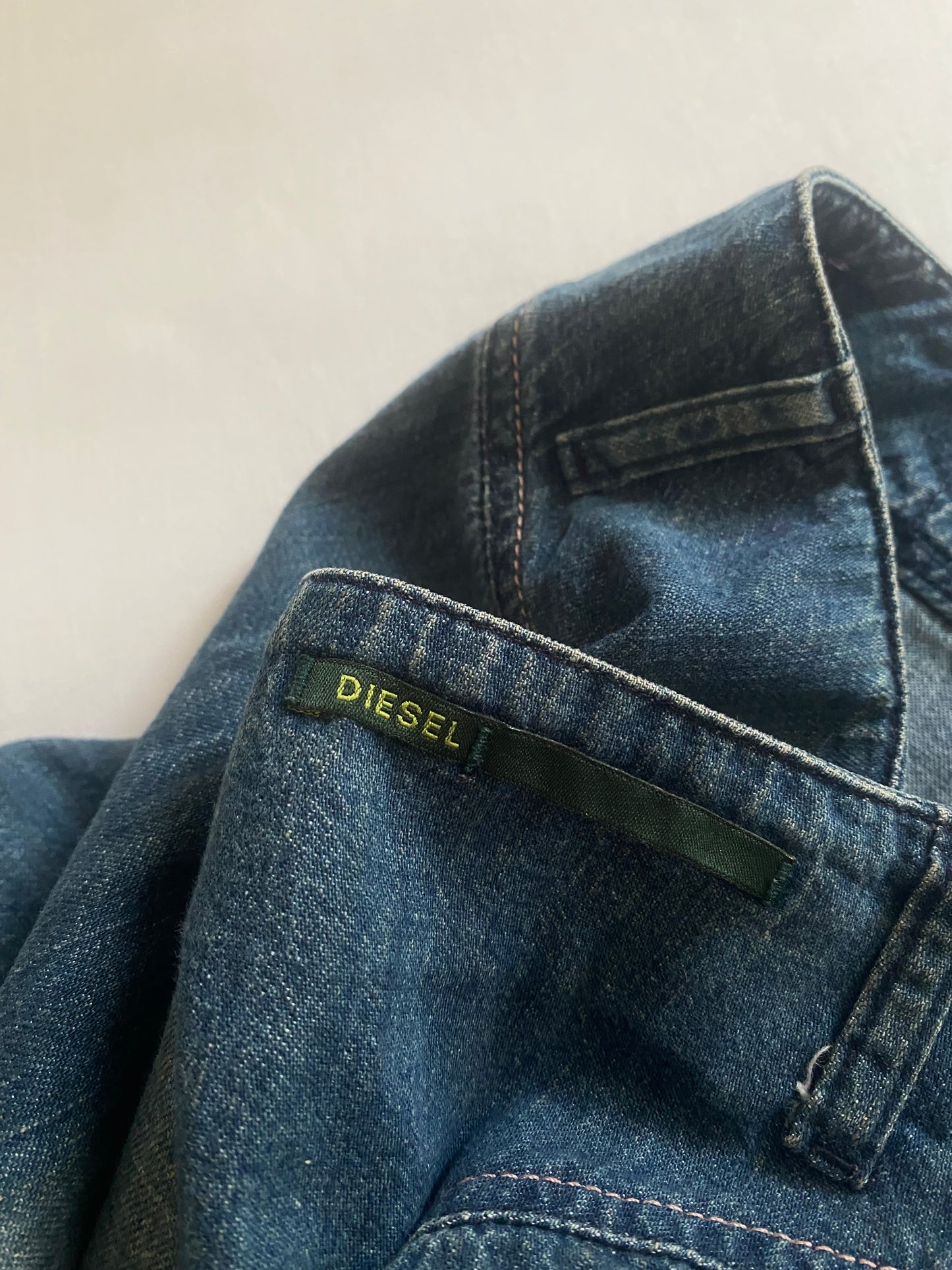 👖 Fustă Midi din Denim Diesel – Made in Italy – Mărimea 27 (S)