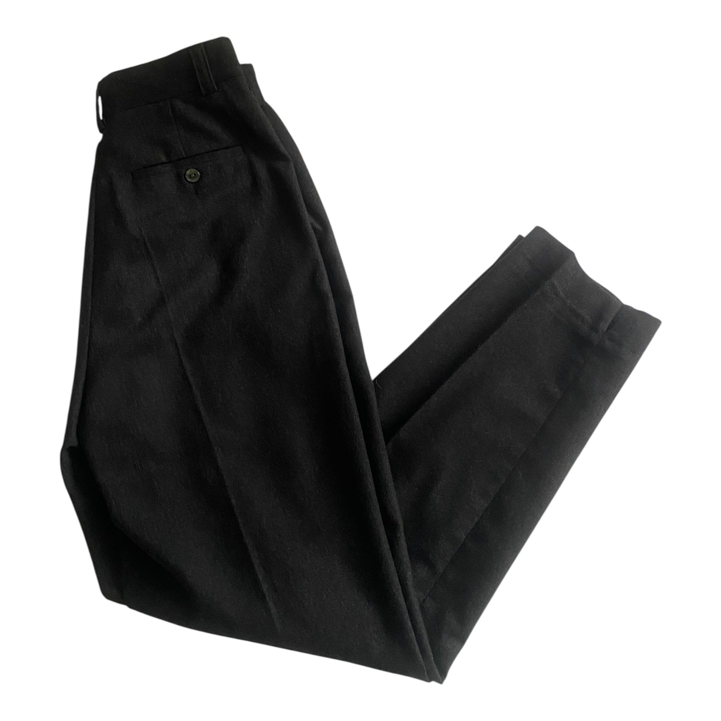 Pantaloni Vintage René Lezard – Lână & Cașmir – Gri – EU 38