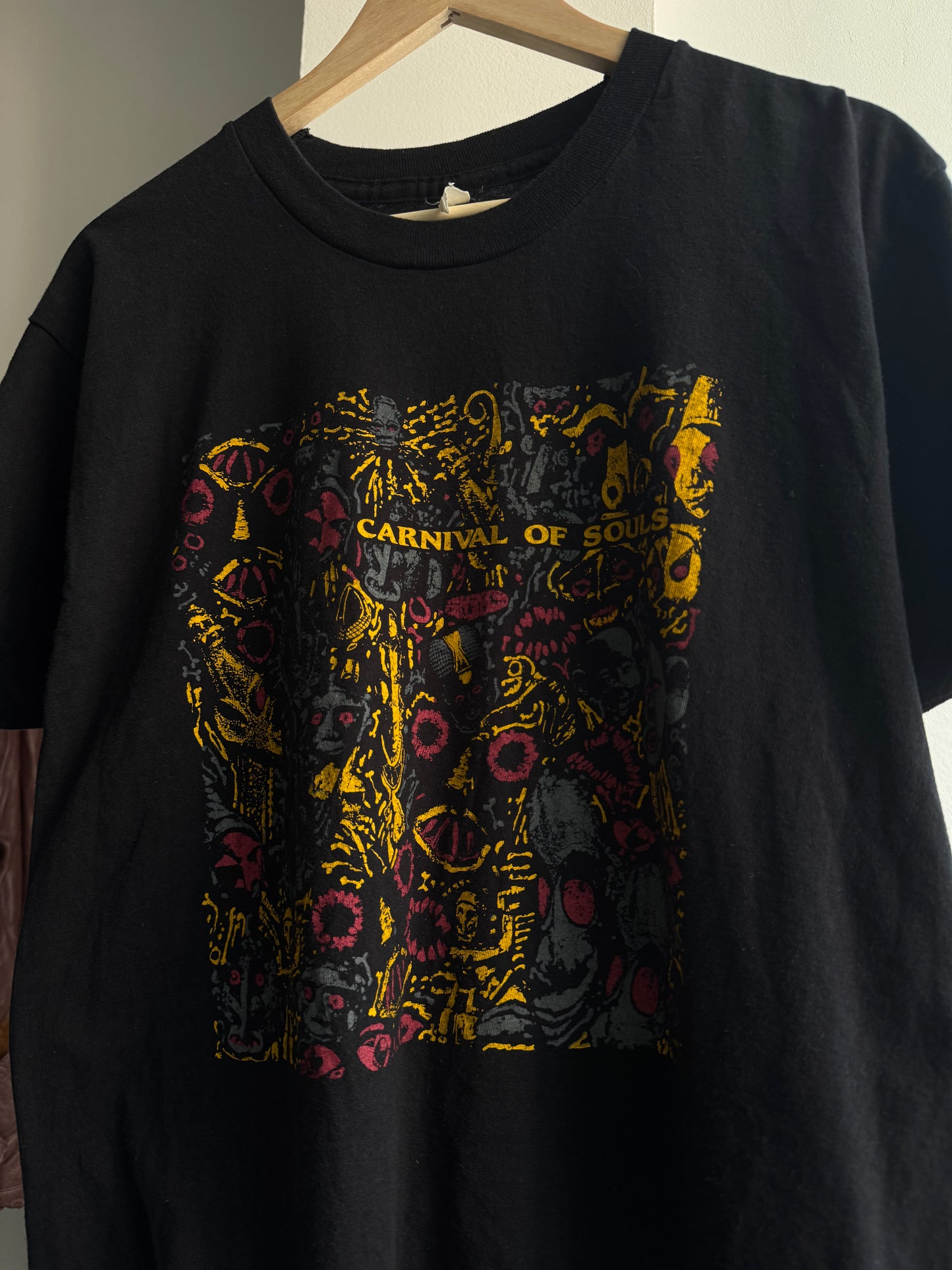 🎭 Tricou Vintage Carnival of Souls Movie Tee – Single Stitch – L Bărbați