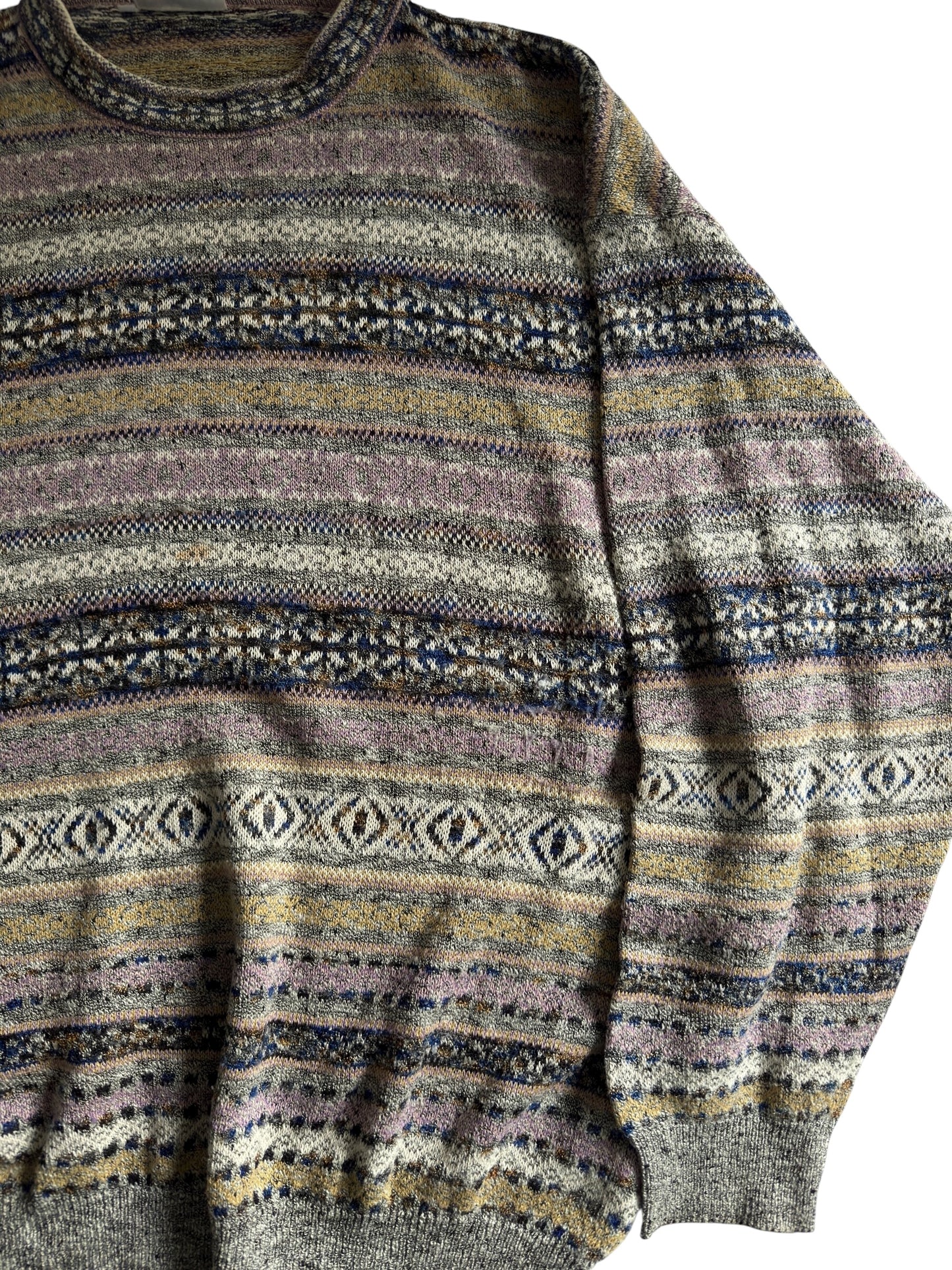 🧶 Pulover Vintage Monello – Made in Italy – Men’s XL – Bumbac & Acrilic