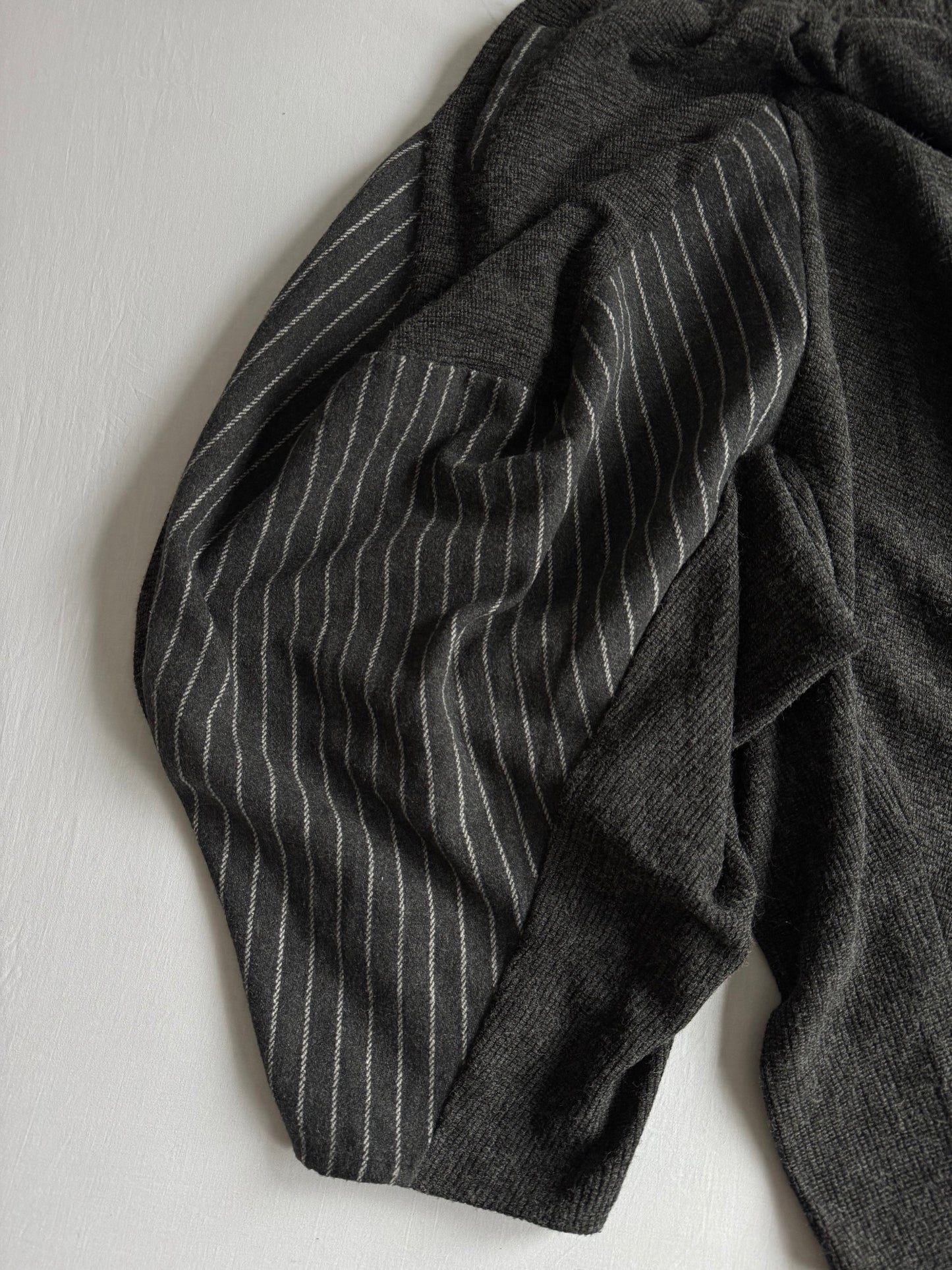 🌚 Pantaloni Grey Drop Crotch Wide Leg / Balloon – Uni Size