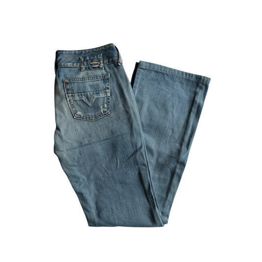 👖 Y2K Diesel Cherone Jeans / Light Wash, Low Rise, Bootcut (US 28)