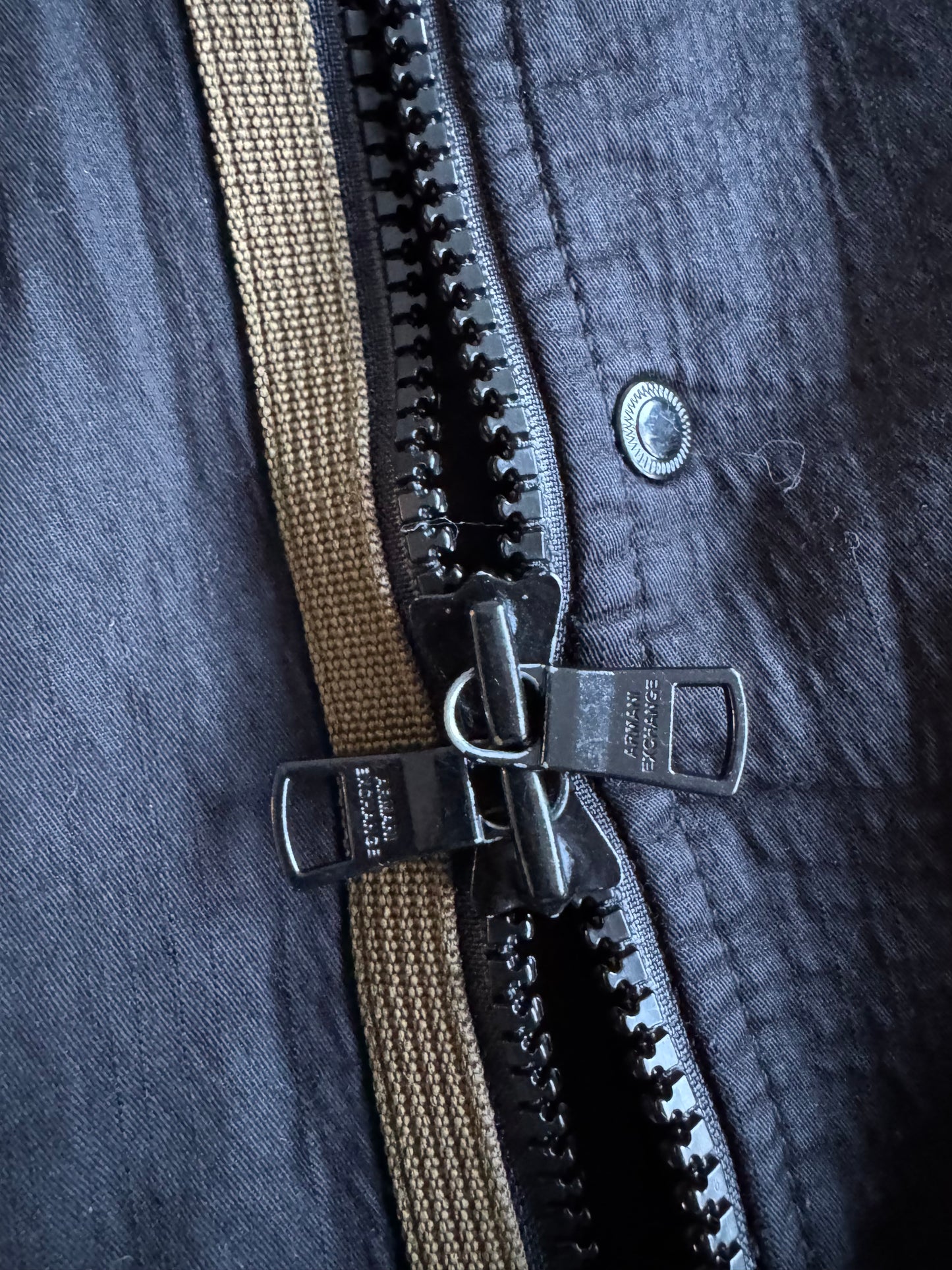 🥷 Utility Jacket Y2K Asimetrică pentru Bărbați Armani Exchange – M (Fitted)