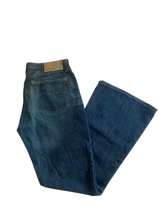 🌟 Jeans Y2K G-Star Women – Low Hip Flared – Made in Italy – W29 L30