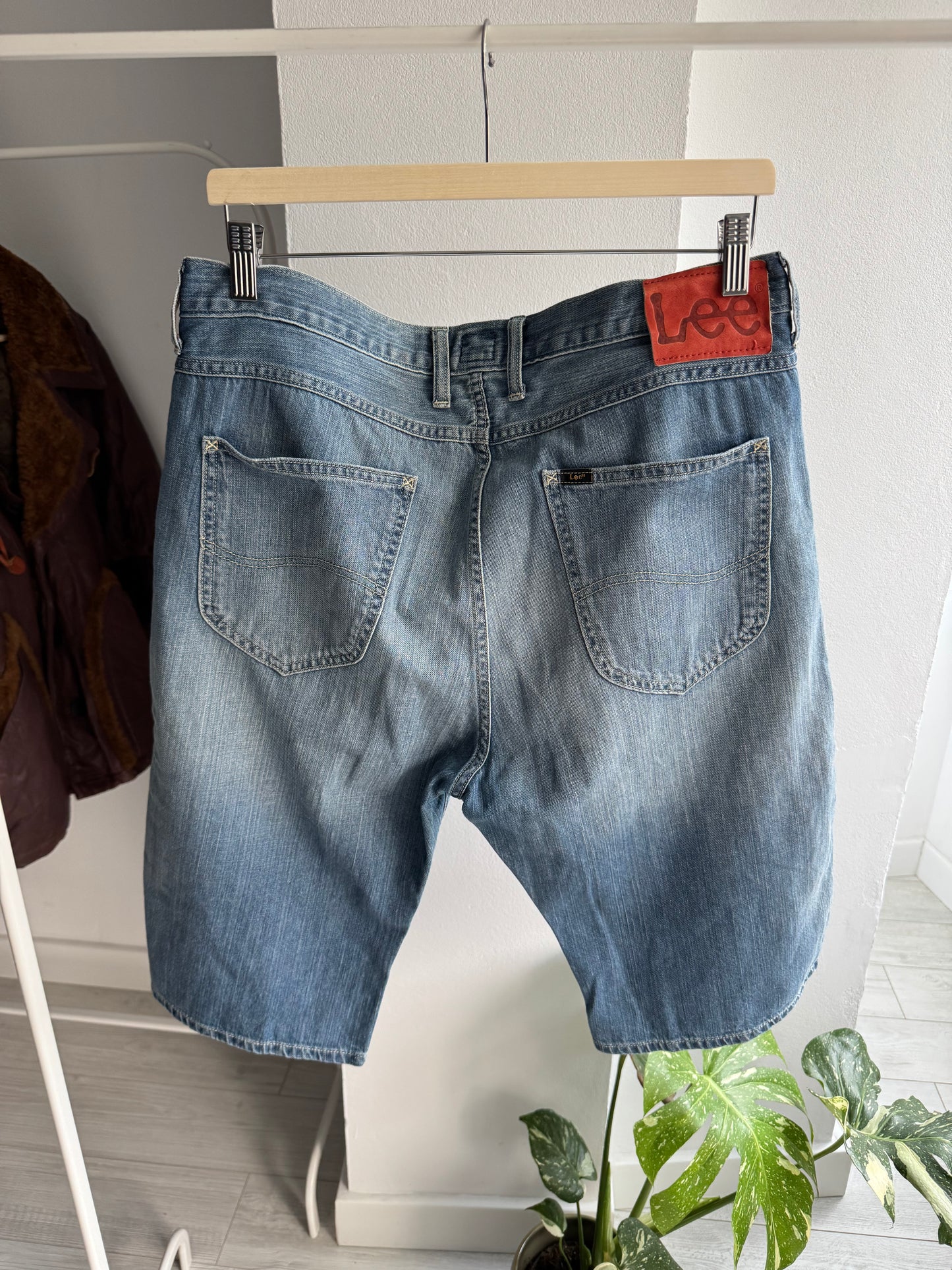 👖 Pantaloni Scurți Vintage Lee Baggy Jorts – W34 Bărbați