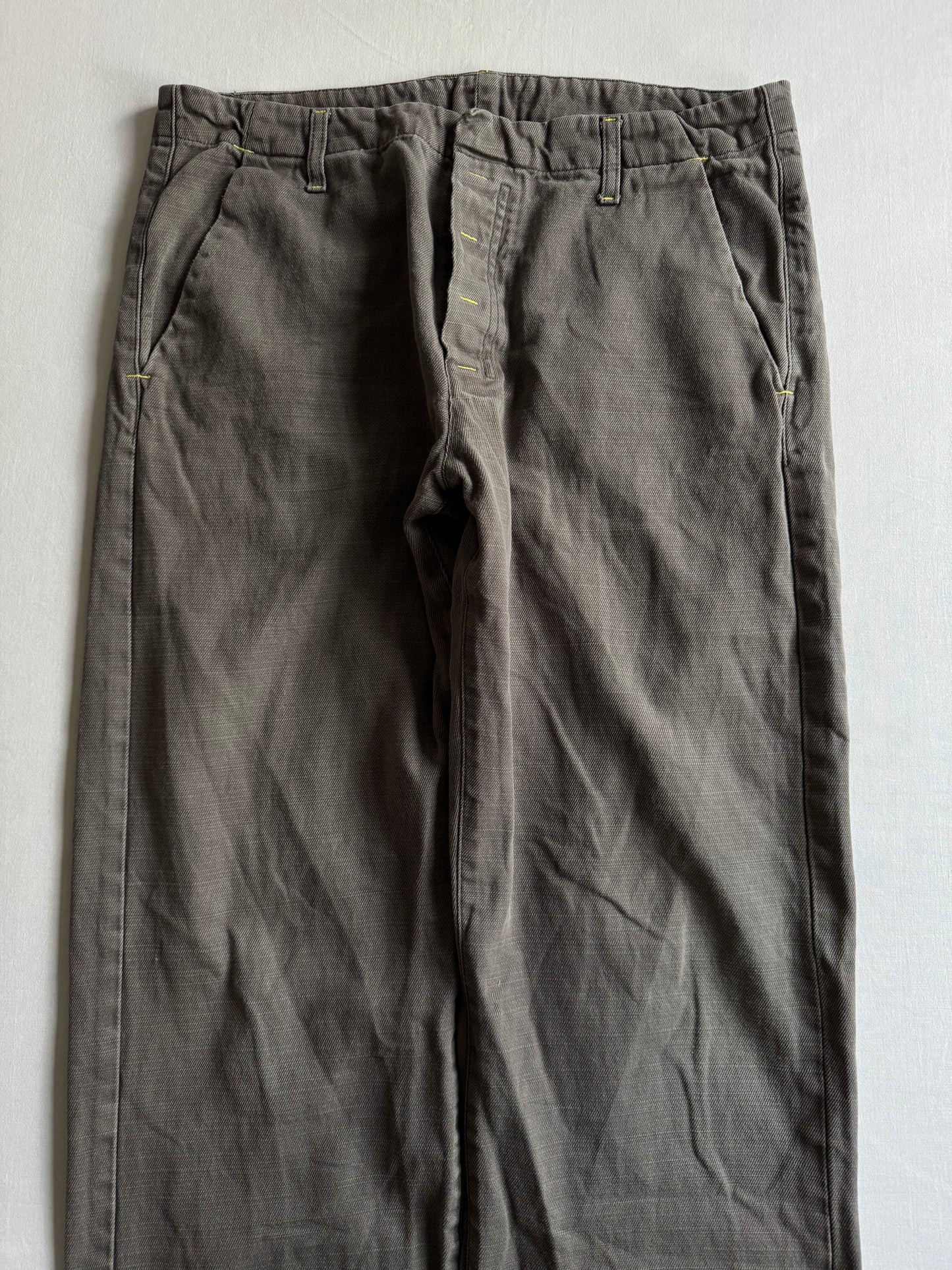 🪖 Y2K Diesel Military Green Field Trousers – Size US 34