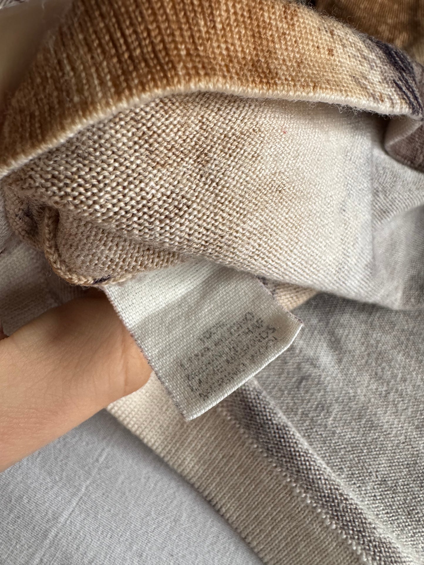 🐆 🧶 Pulover Y2K Damă Animal Print din Lână Merino cu Guler din Blană Naturală – Aprox. S/M Femei