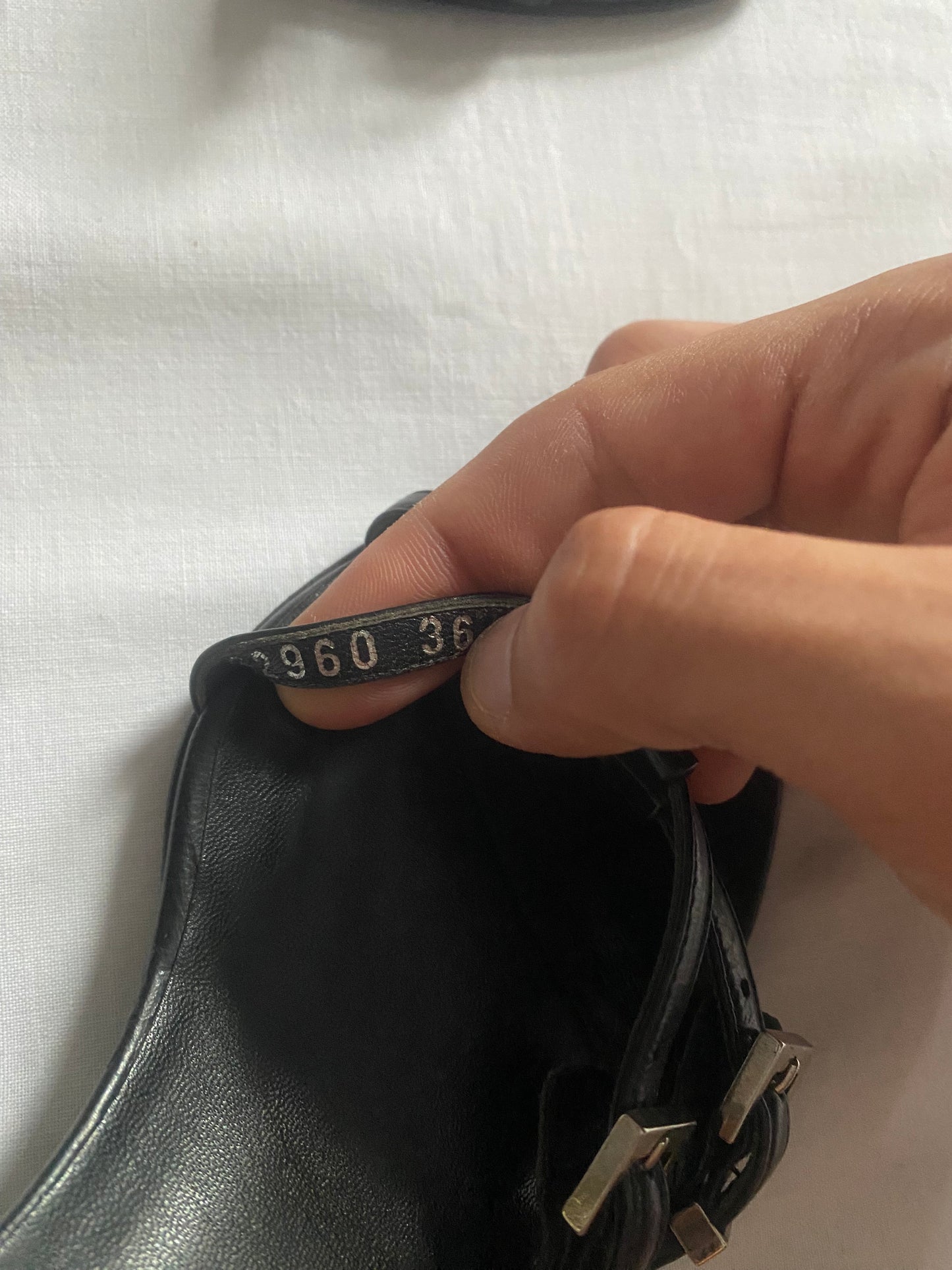 Sandale Y2K Cesare Paciotti din Piele Neagră – Made in Italy 👡🖤