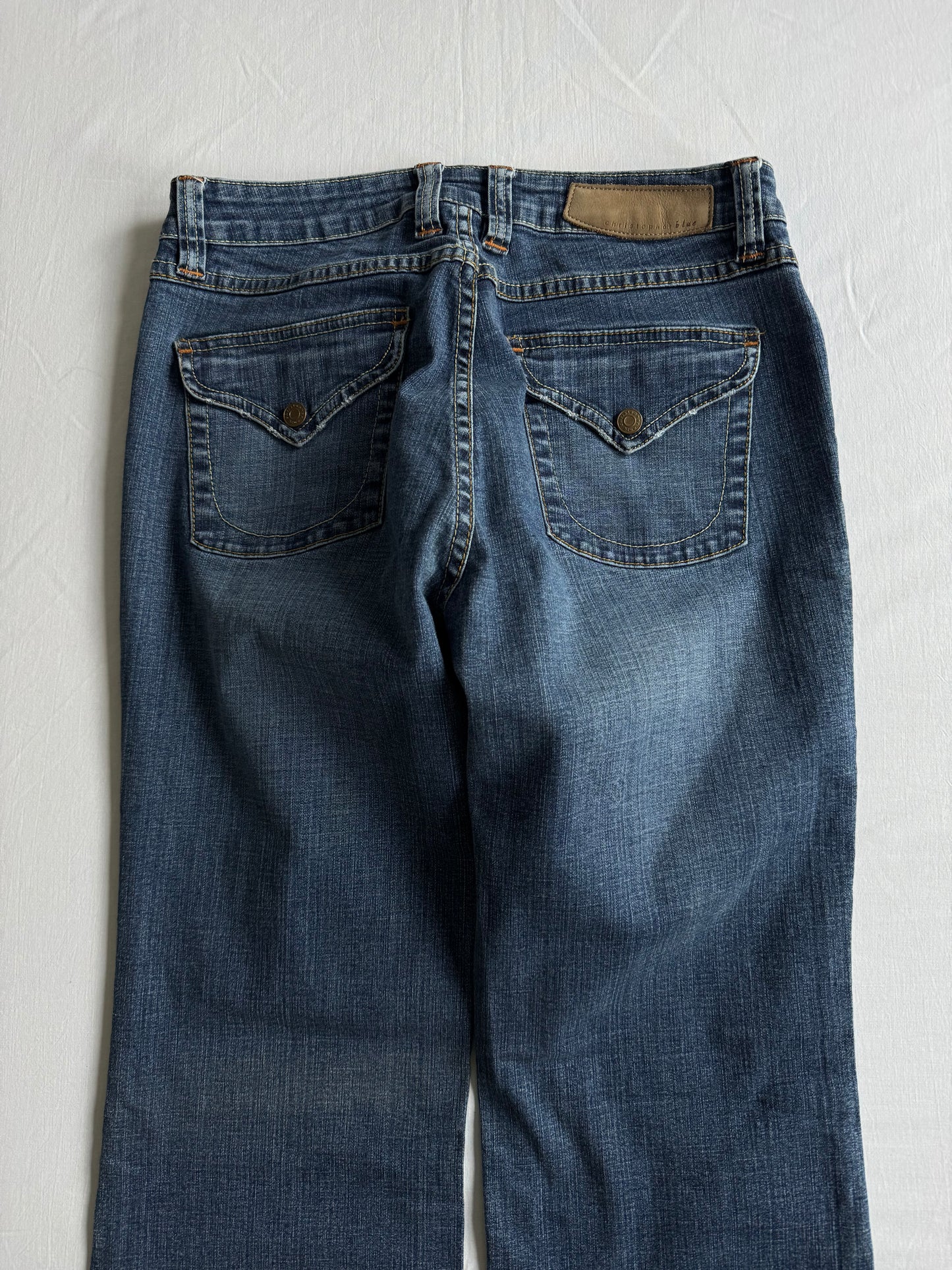 👖 Blugi Y2K Bootcut – Mărime US 6 / EU 36