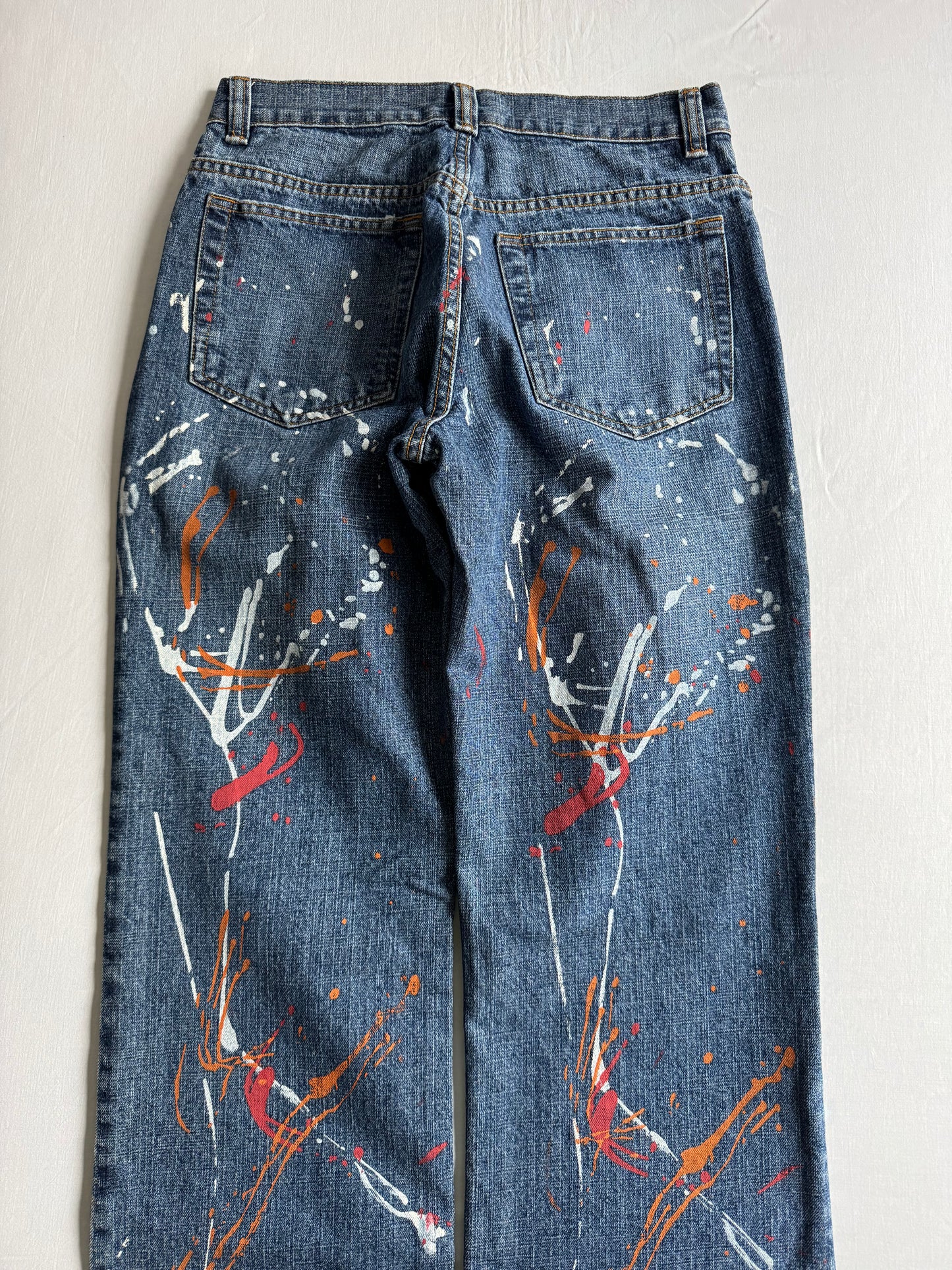 🎨 Blugi Y2K Painter – Relaxed Fit – US 29