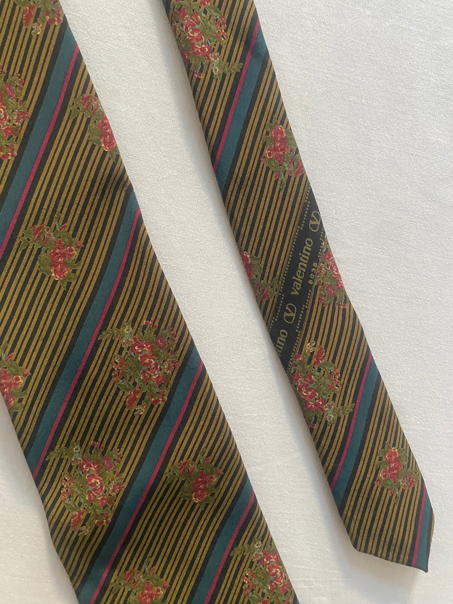 Vintage Valentino Printed Tie