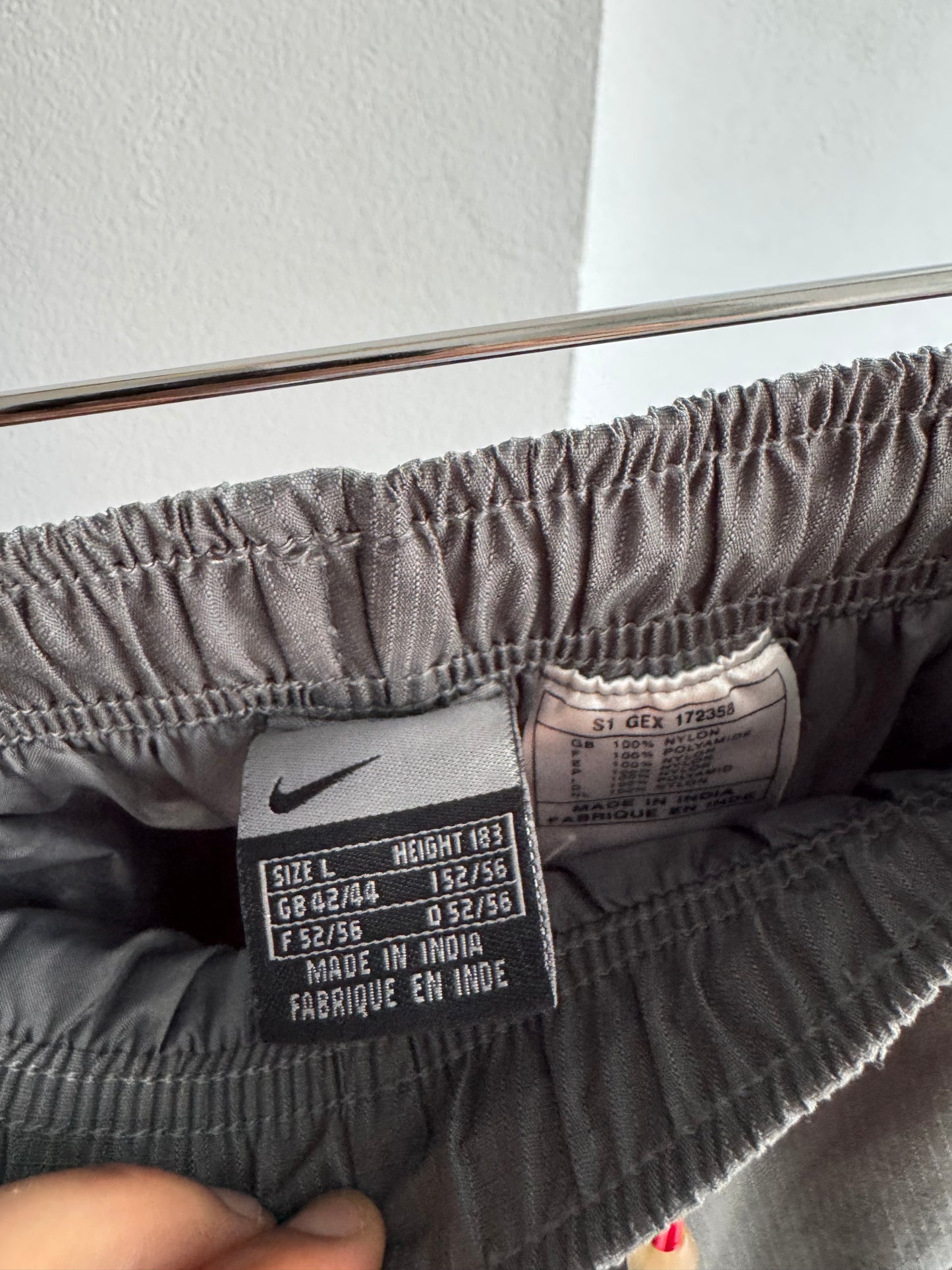 🕶️ Pantaloni de trening Y2K Nike Hex Grey – Mărime L